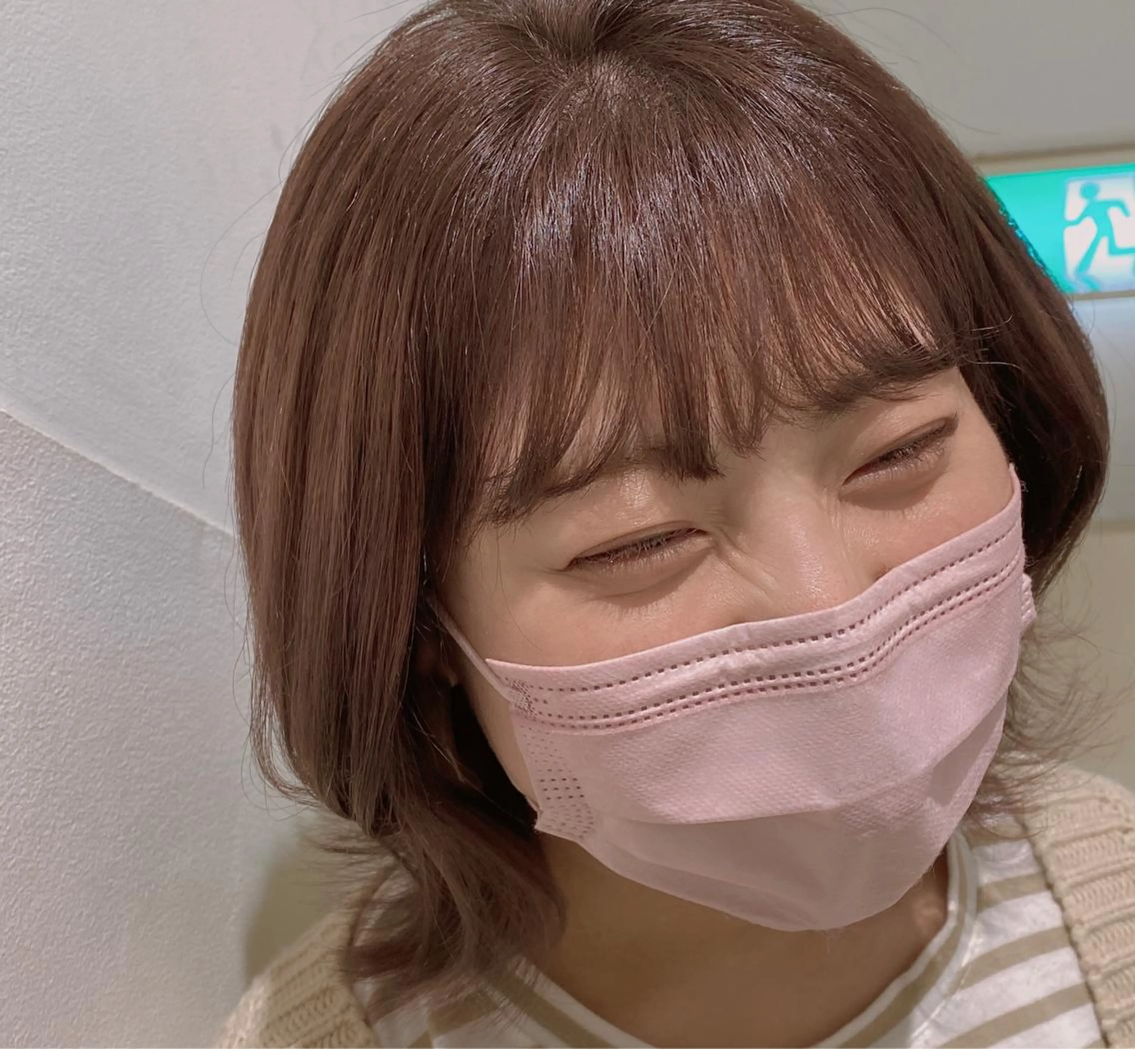 ミディアム カラー ✨くびれスタイル✨️ 戸嶋穂乃香のヘアスタイル