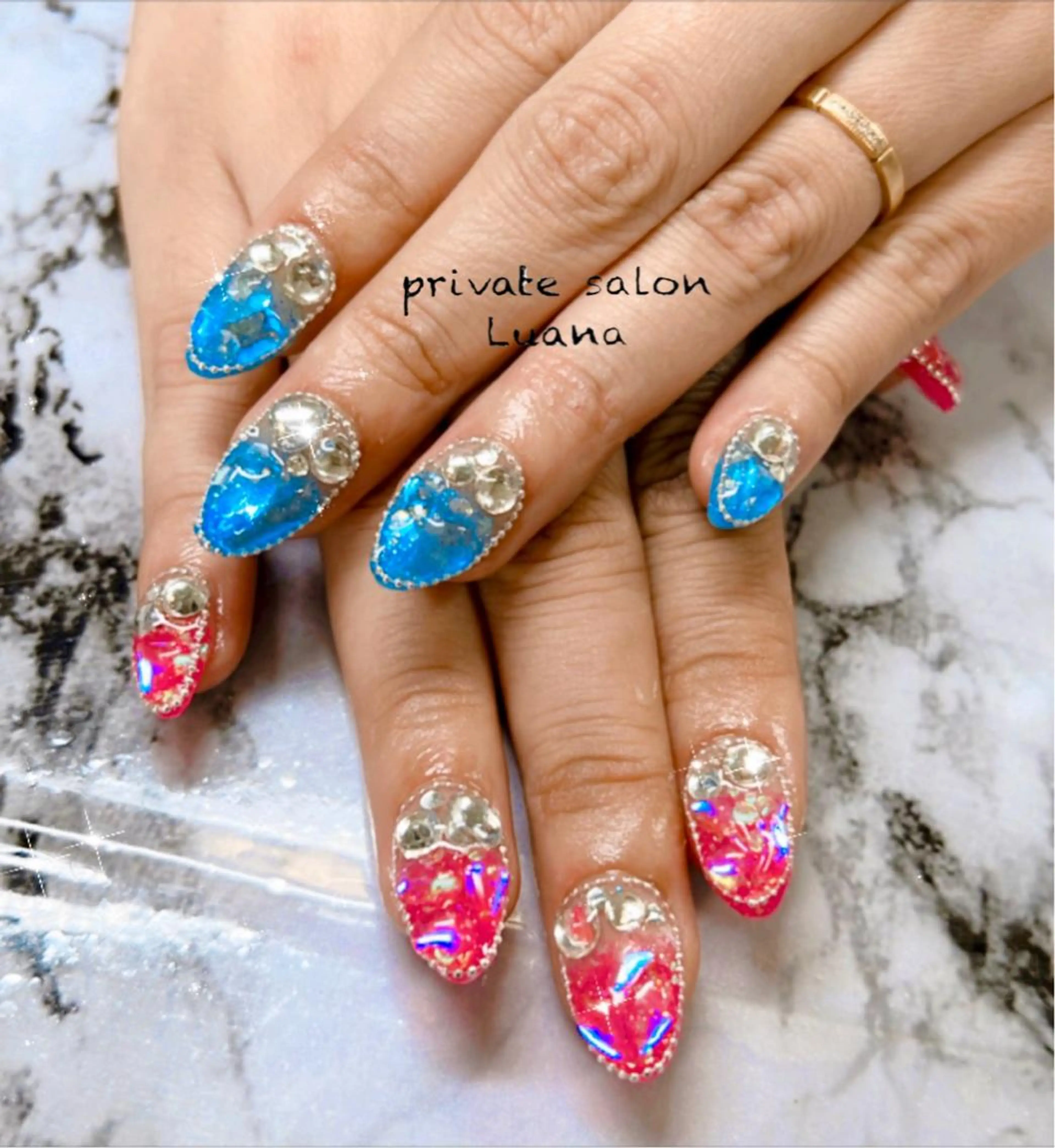 ネイル ハンドネイル 自宅ネイルサロン ルアナのネイルデザイン