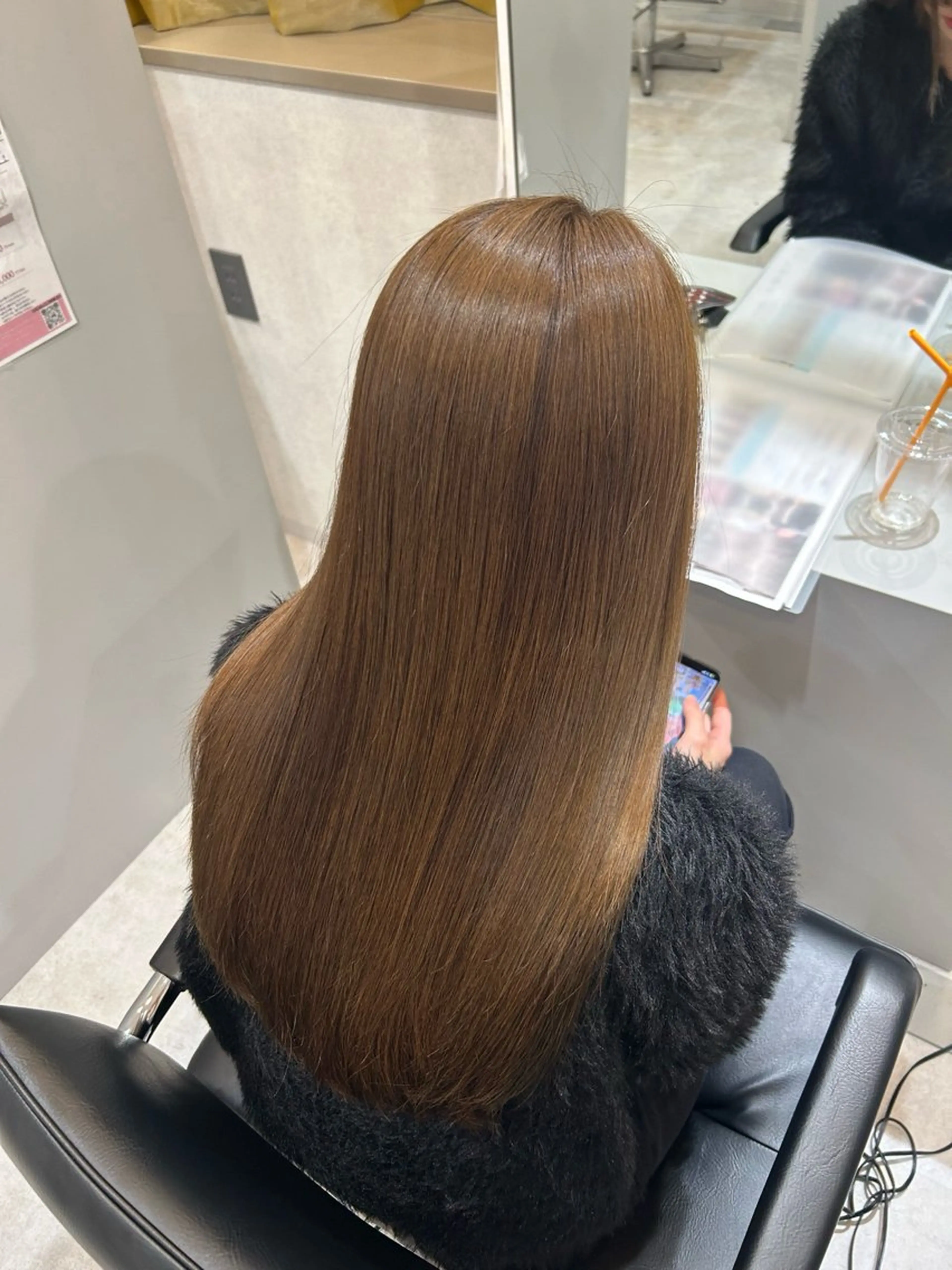 ロング 髪質改善 ヘアカラー 柔らかい縮毛矯正/ ボブ/北林のヘアスタイル