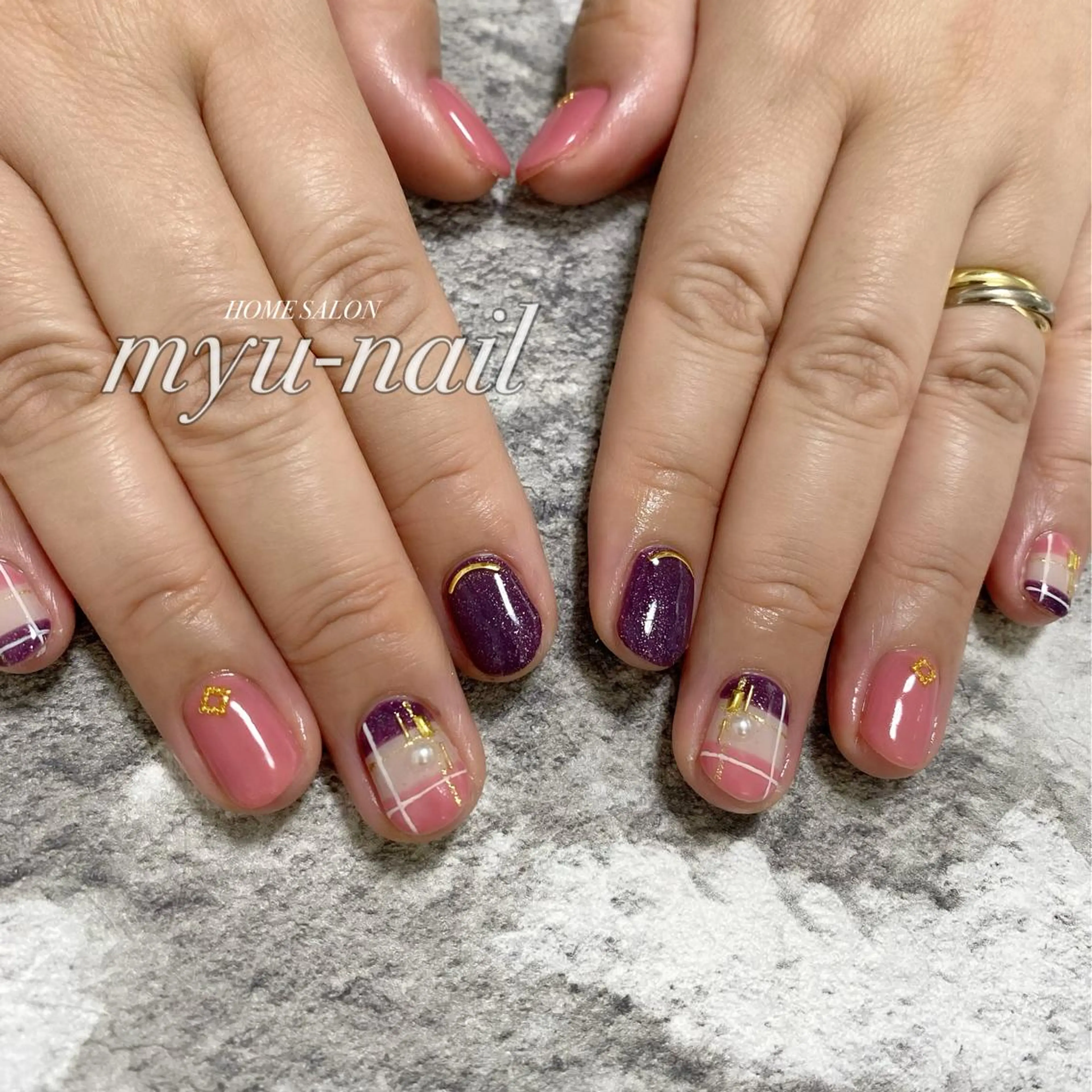 ネイル ホームサロン myu-nailのネイルデザイン