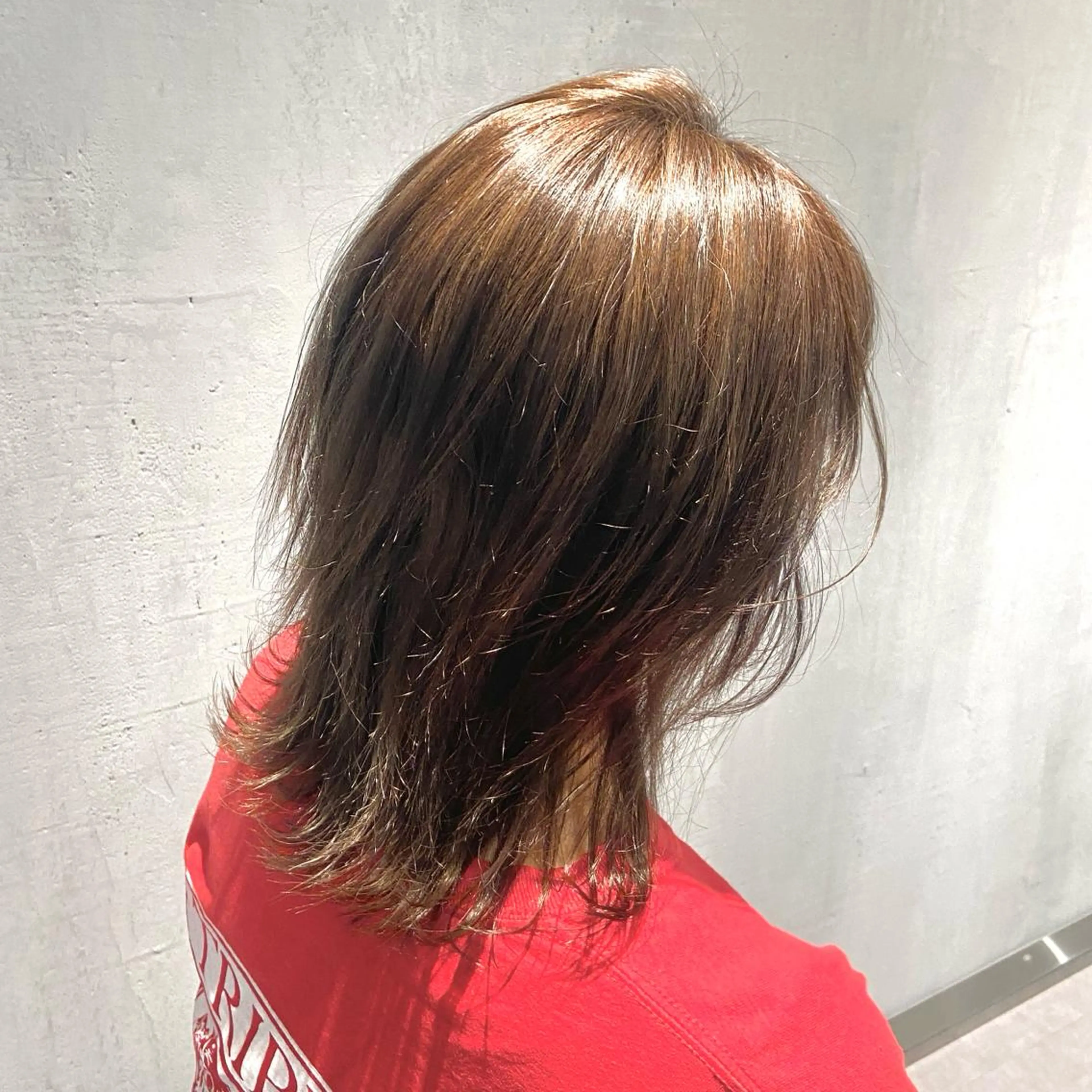 ミディアム カラー ハイライトカラー ハイライト カット ヘアカラー トリートメント DX SHARE SALON所属・matka白髪ぼかし 大人ヘア/KEIKOのヘアスタイル