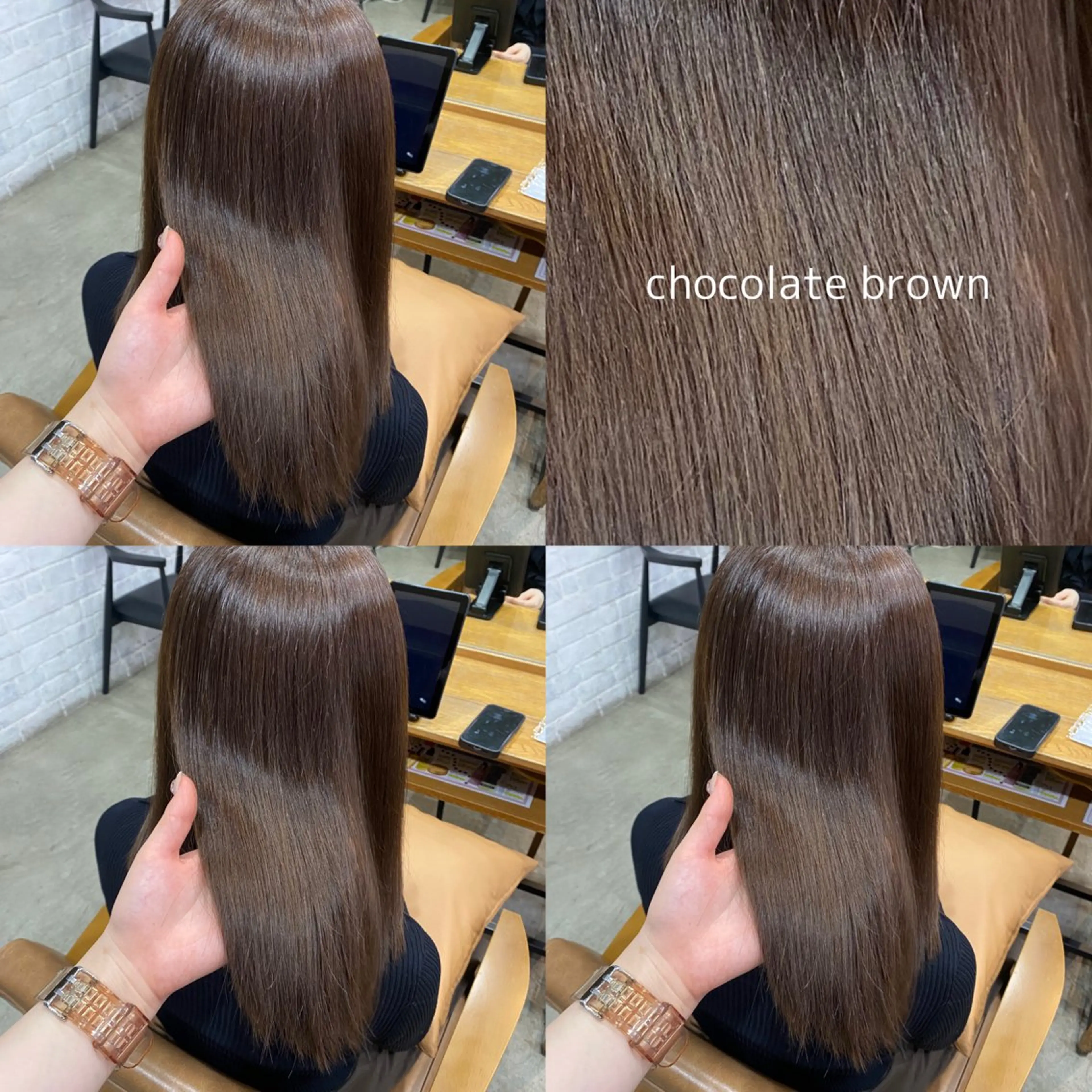 ミディアム カラー ブラウンカラー チョコレートブラウン カット ヘアカラー トリートメント blink所属・暖色/ブラウン/ 透明感/ゆうかのヘアスタイル