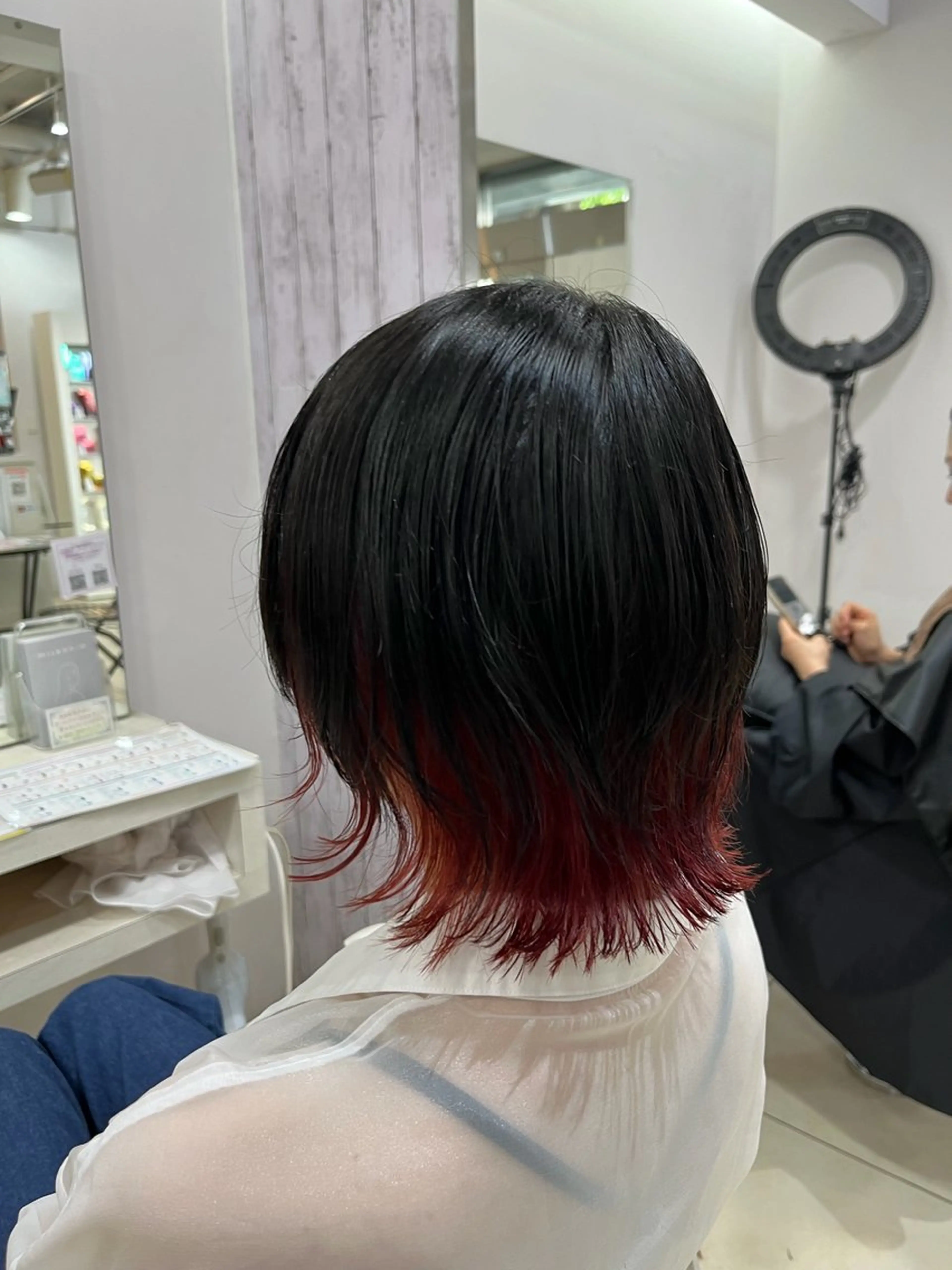 ミディアム カラー インナーカラー ウルフカット ヘアカラー 🤎ベージュカラー/ 髪質改善/山岸🤎のヘアスタイル