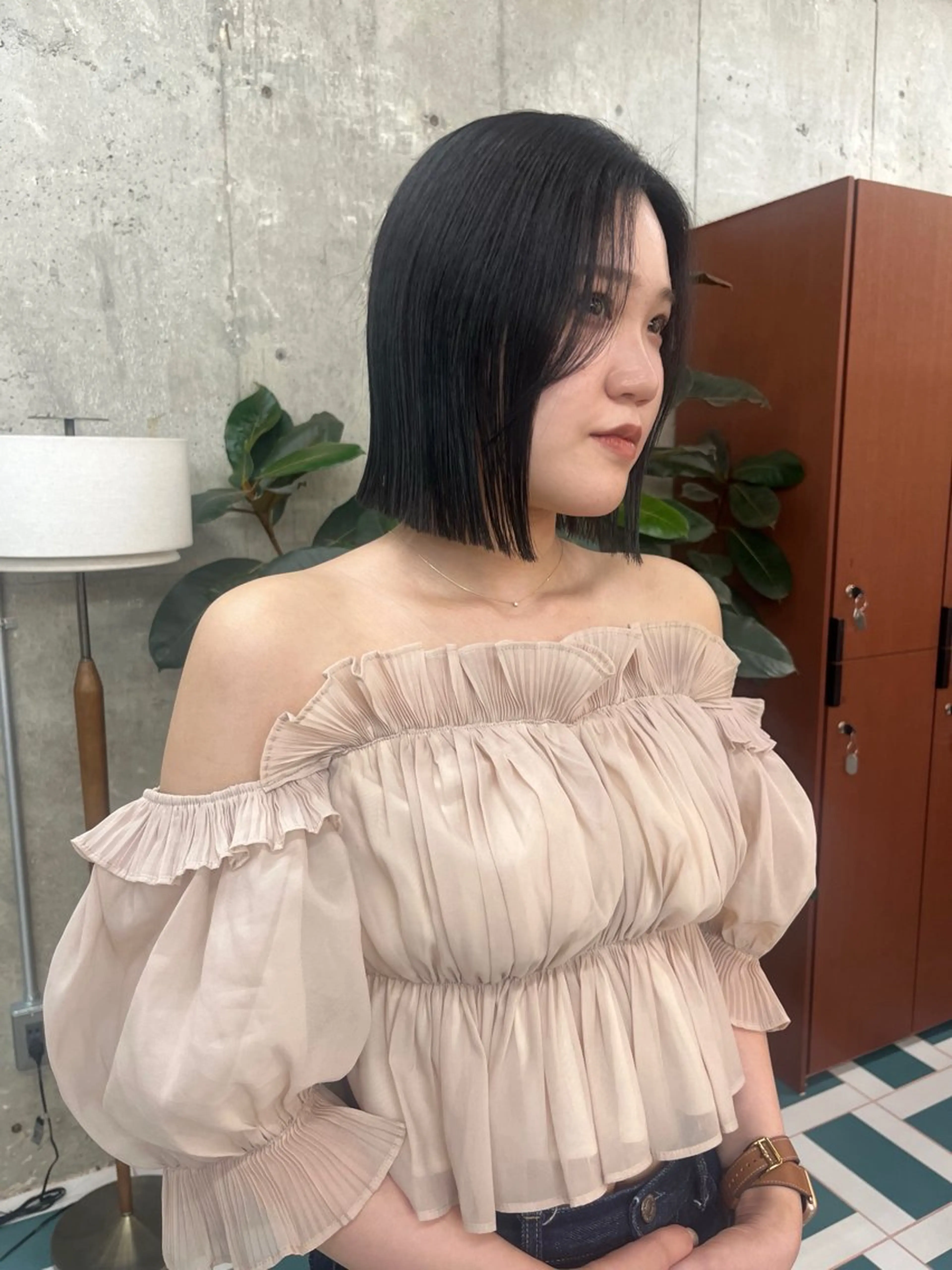 ショート noé所属・HINA/栄/ボブ/ ボブパーマ/インナーのヘアスタイル