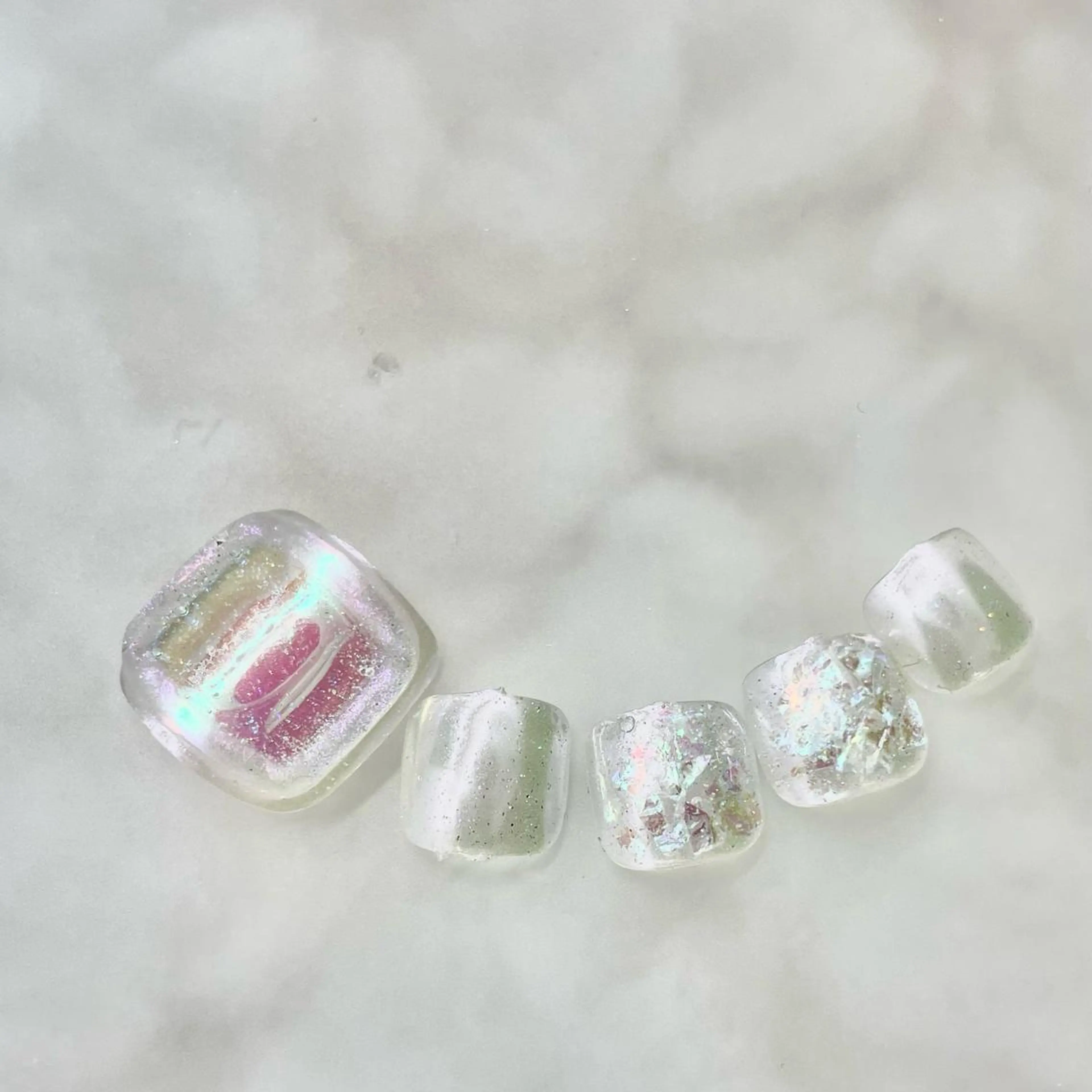 ネイル フットネイル A85G ayakoのネイルデザイン