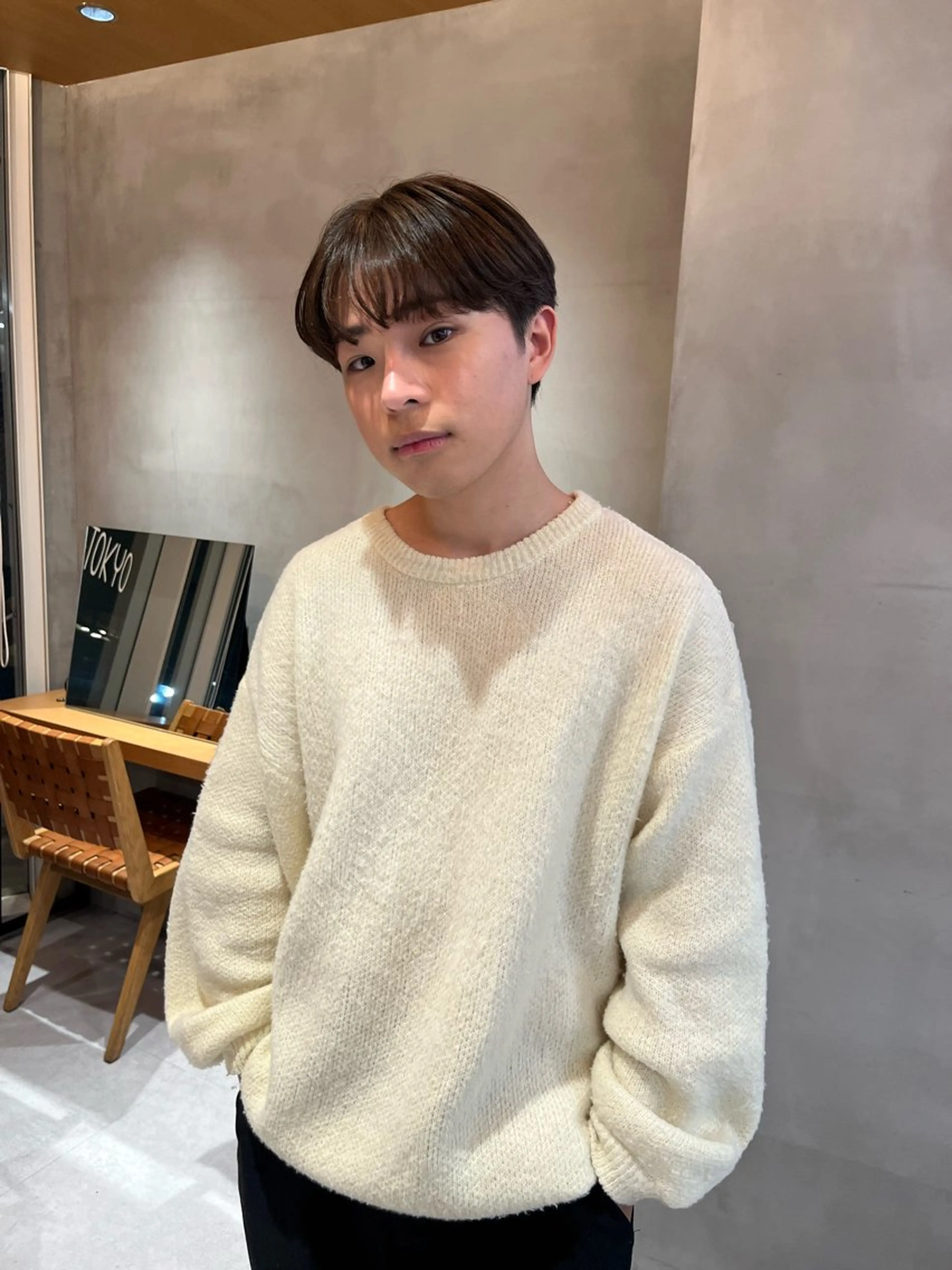 メンズ ボブ&透明感カラー ♡TOMOEのヘアスタイル