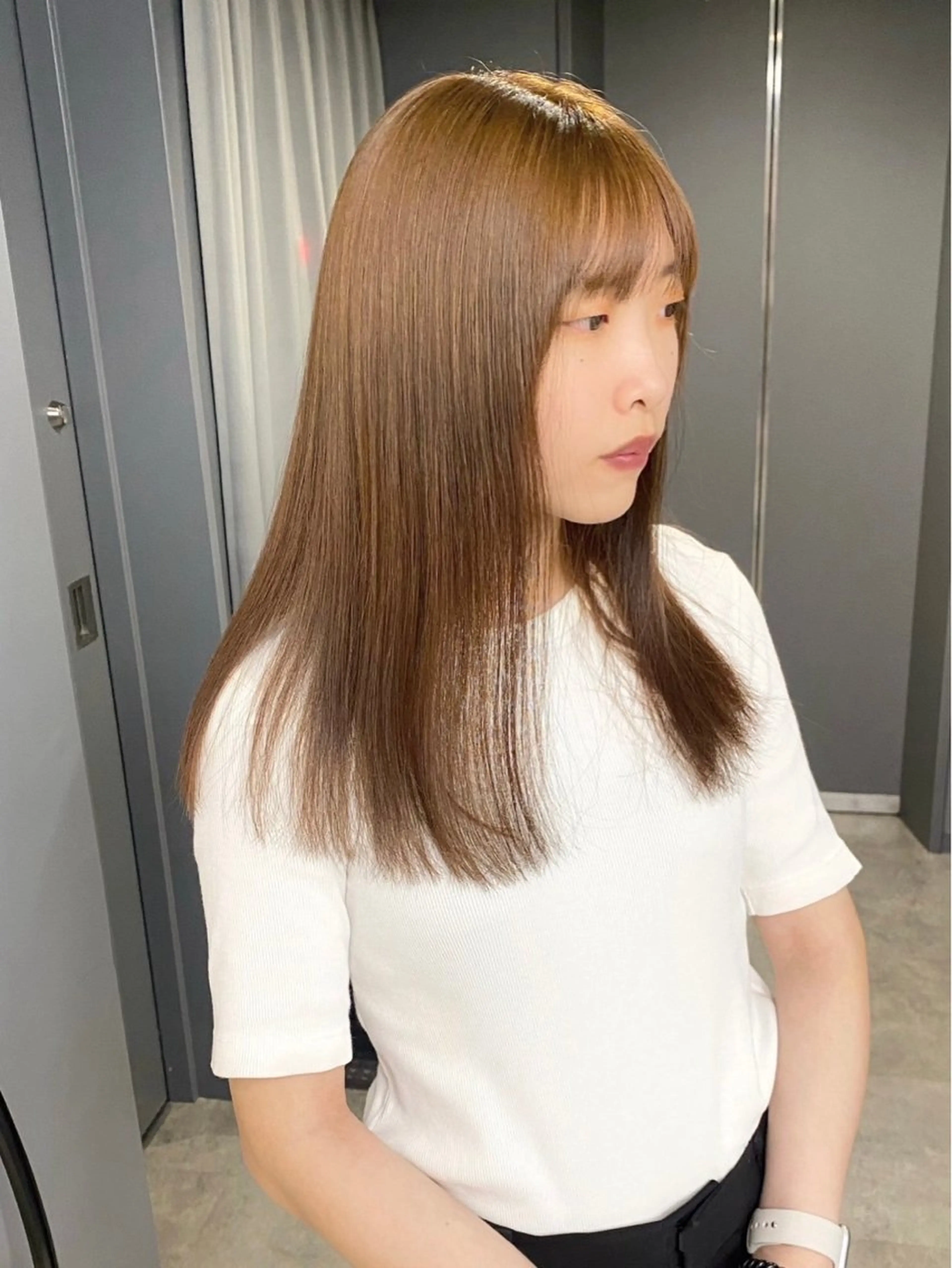 セミロング JILL by GIEN所属・片山 朝陽のヘアスタイル