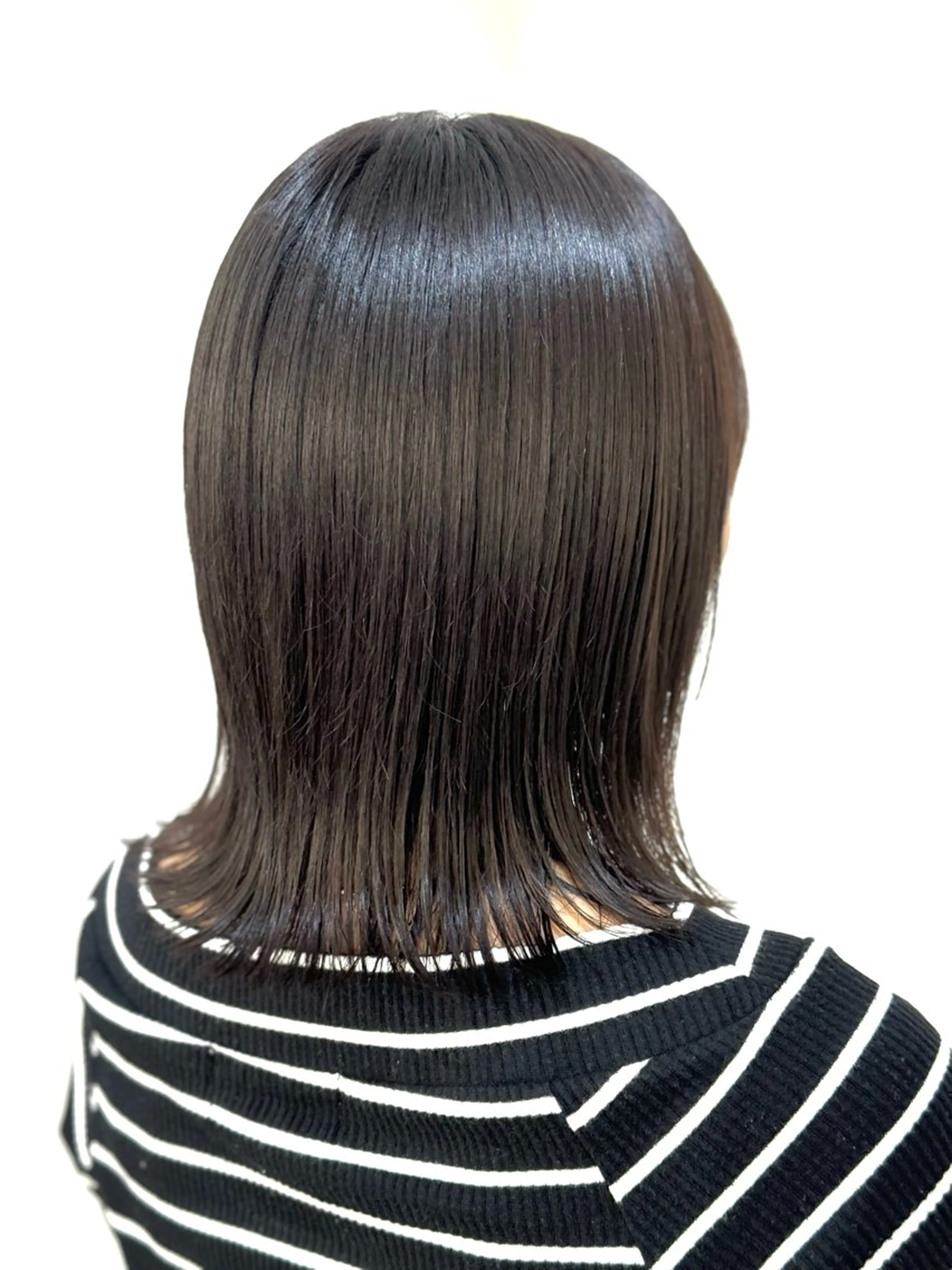 ミディアム 切りっぱなしロブ CARAL【カラル】所属・💐髪質改善 Hカラー💐HIDEのヘアスタイル