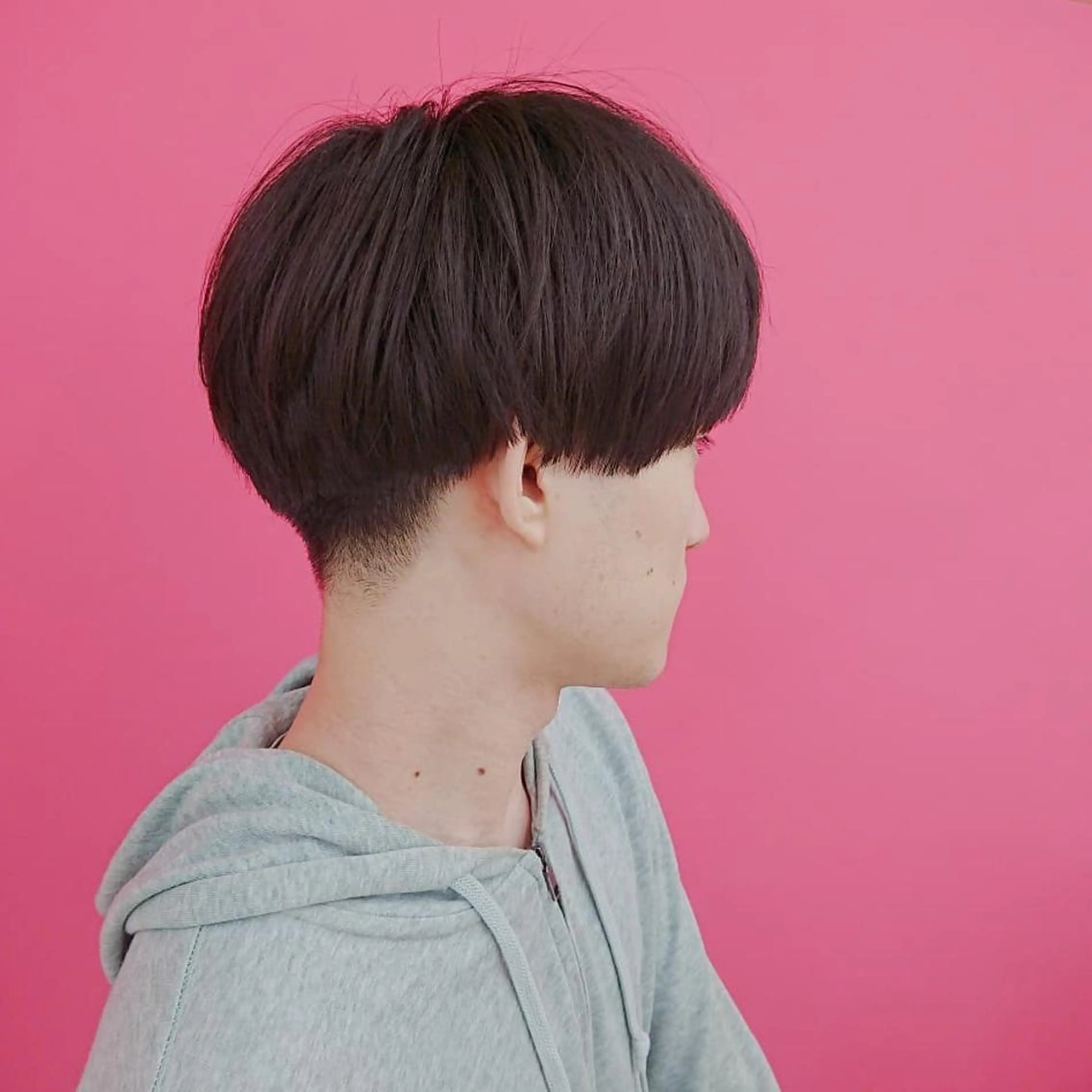 メンズ マッシュ 艶髪サラサラカラー 🌈前原健吾のヘアスタイル