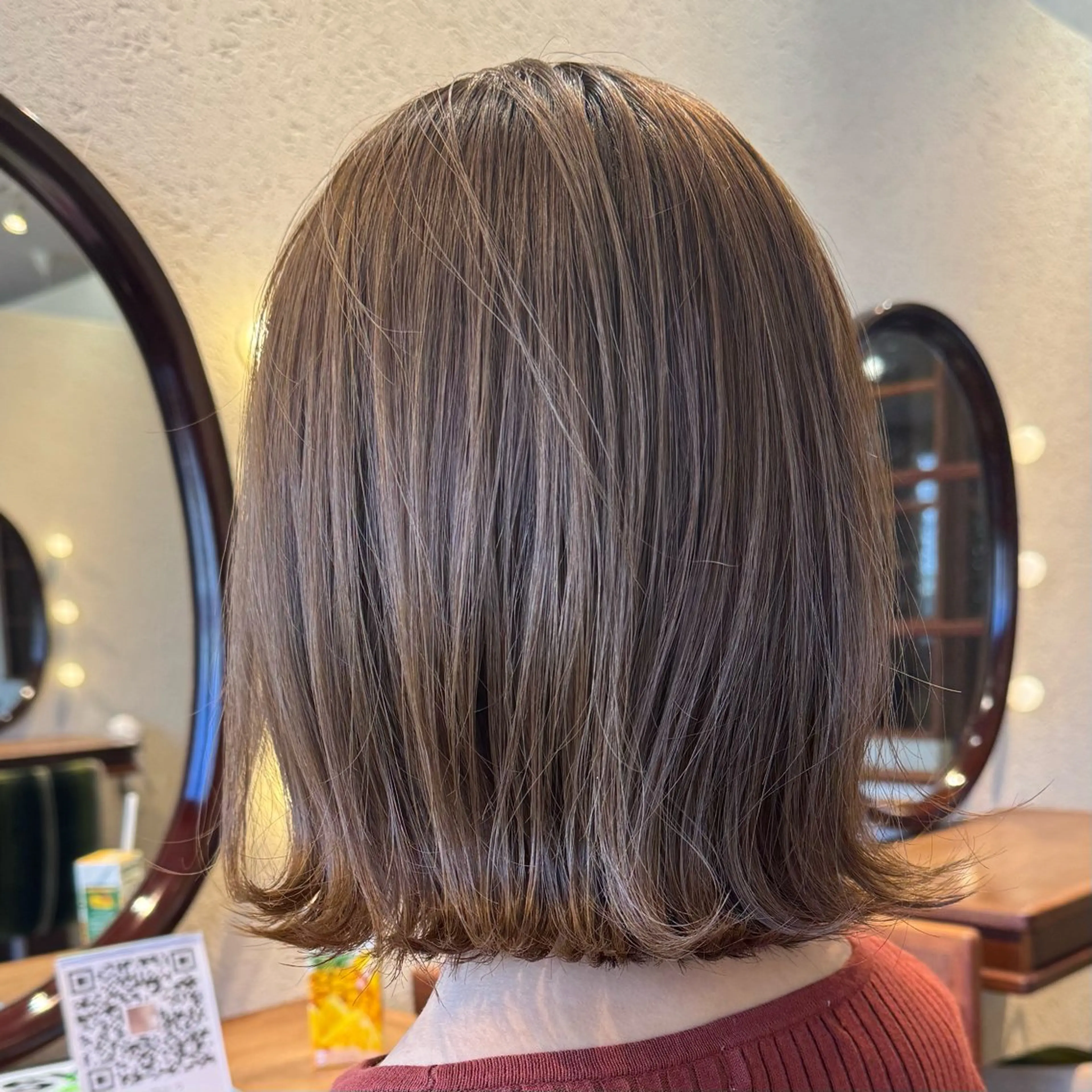 ミディアム カット ヘアカラー トリートメント エルサフィロ肥後橋所属・中村 将也のヘアスタイル