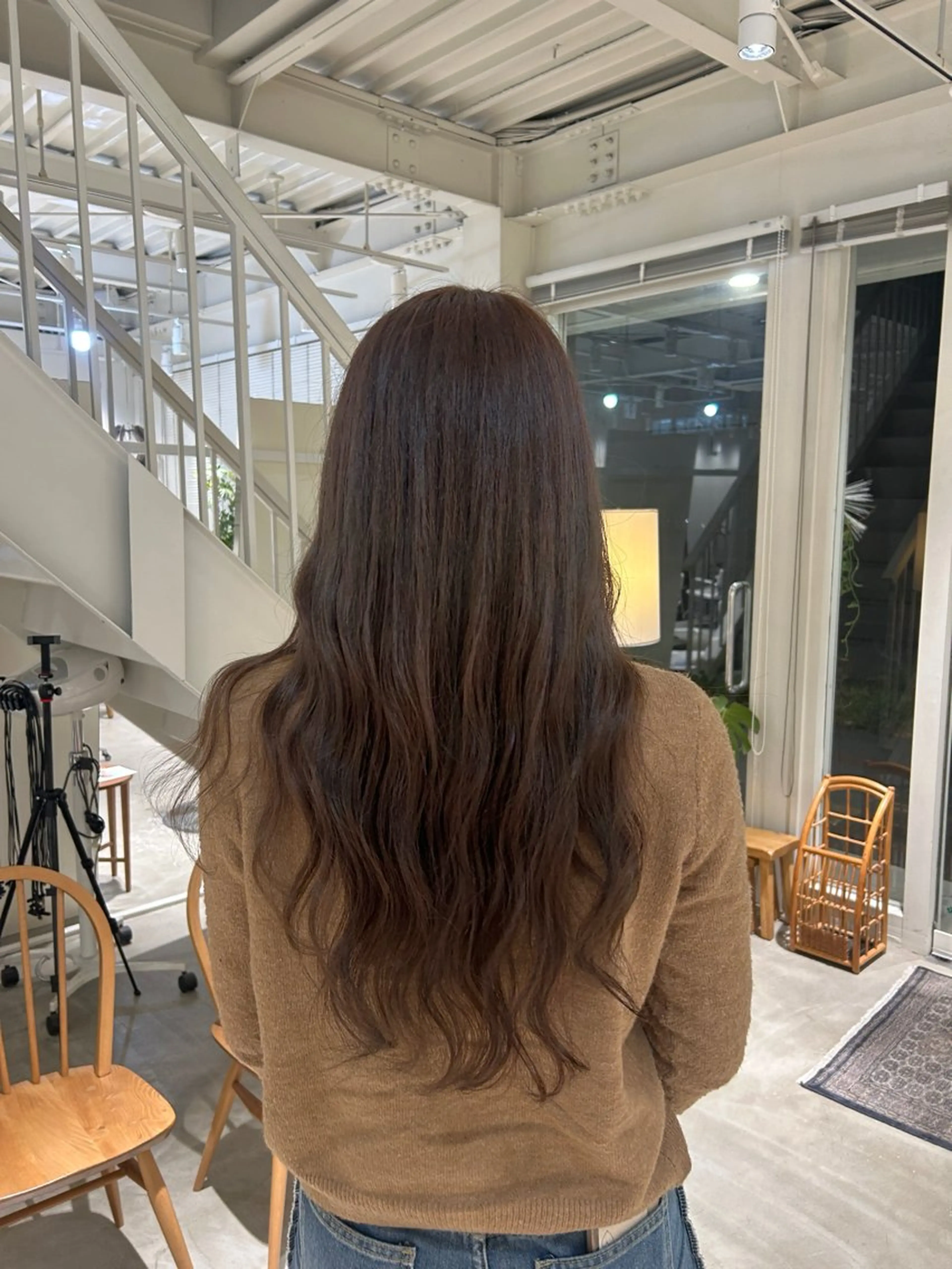 ロング カラー 篠原 若奈のヘアスタイル