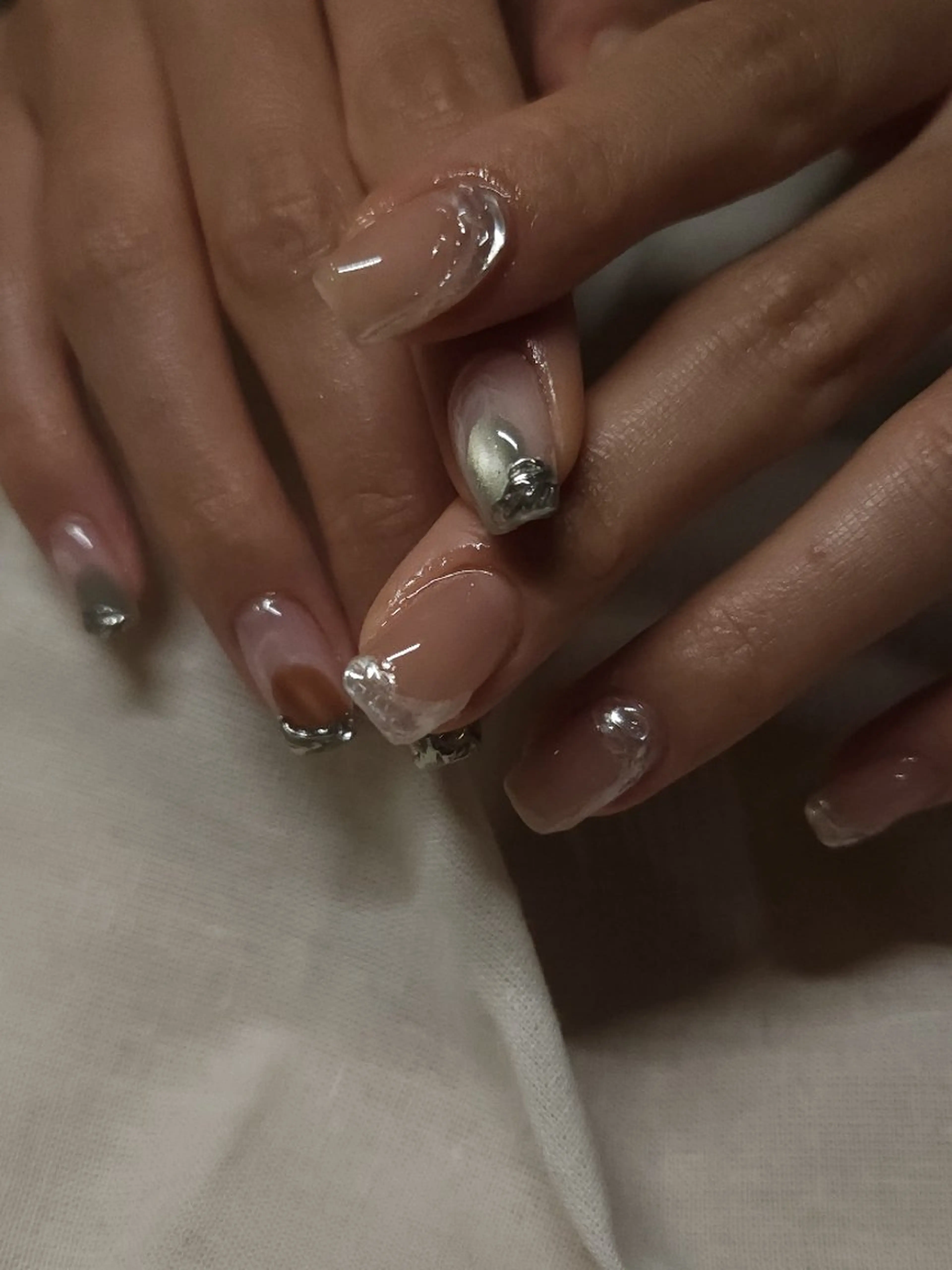 ネイル ニュアンスネイル ハンドネイル mukuby_manami所属・mukuby_ manamiのネイルデザイン