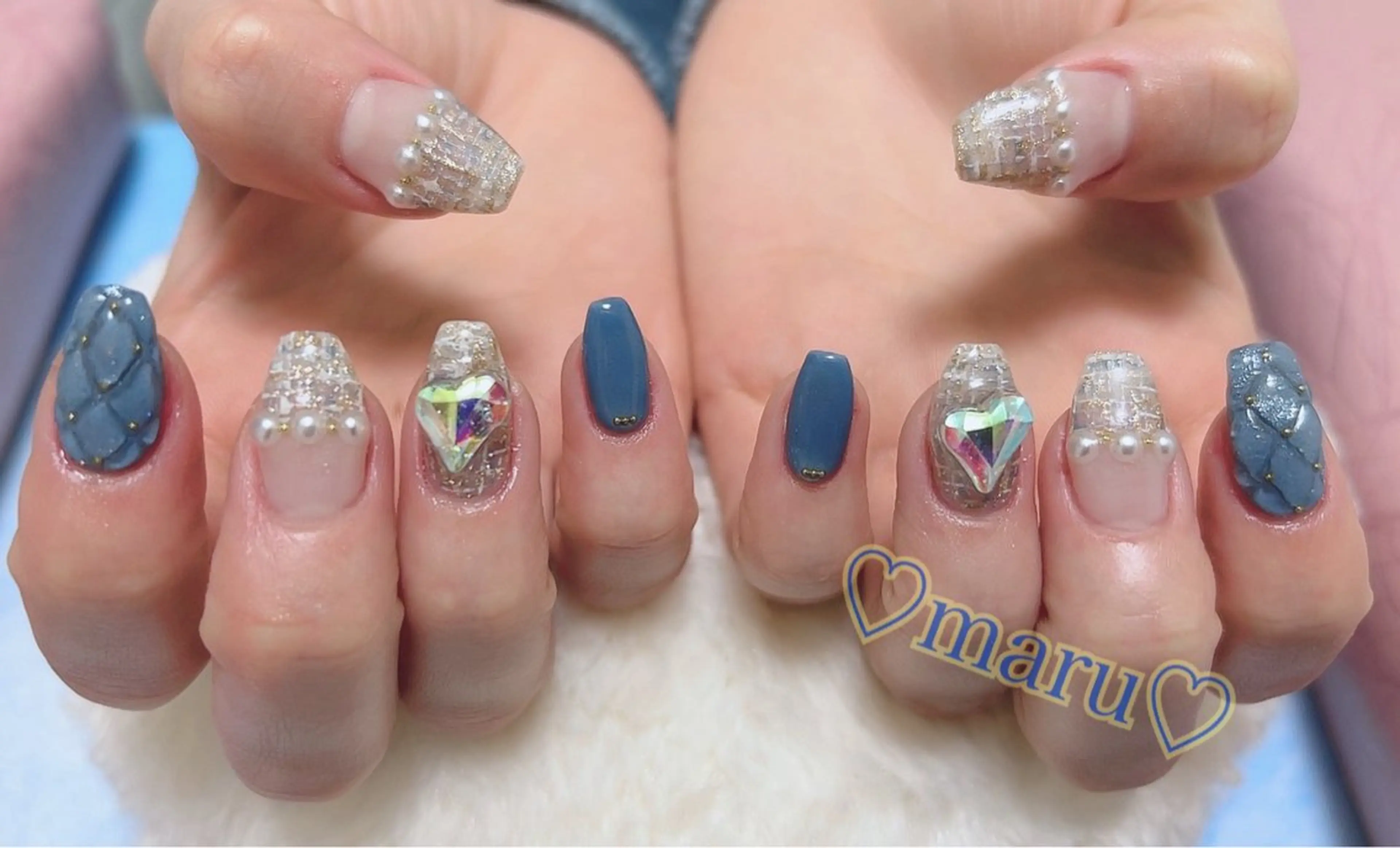 ネイル ハンドネイル フットネイル まるみ ♡のネイルデザイン