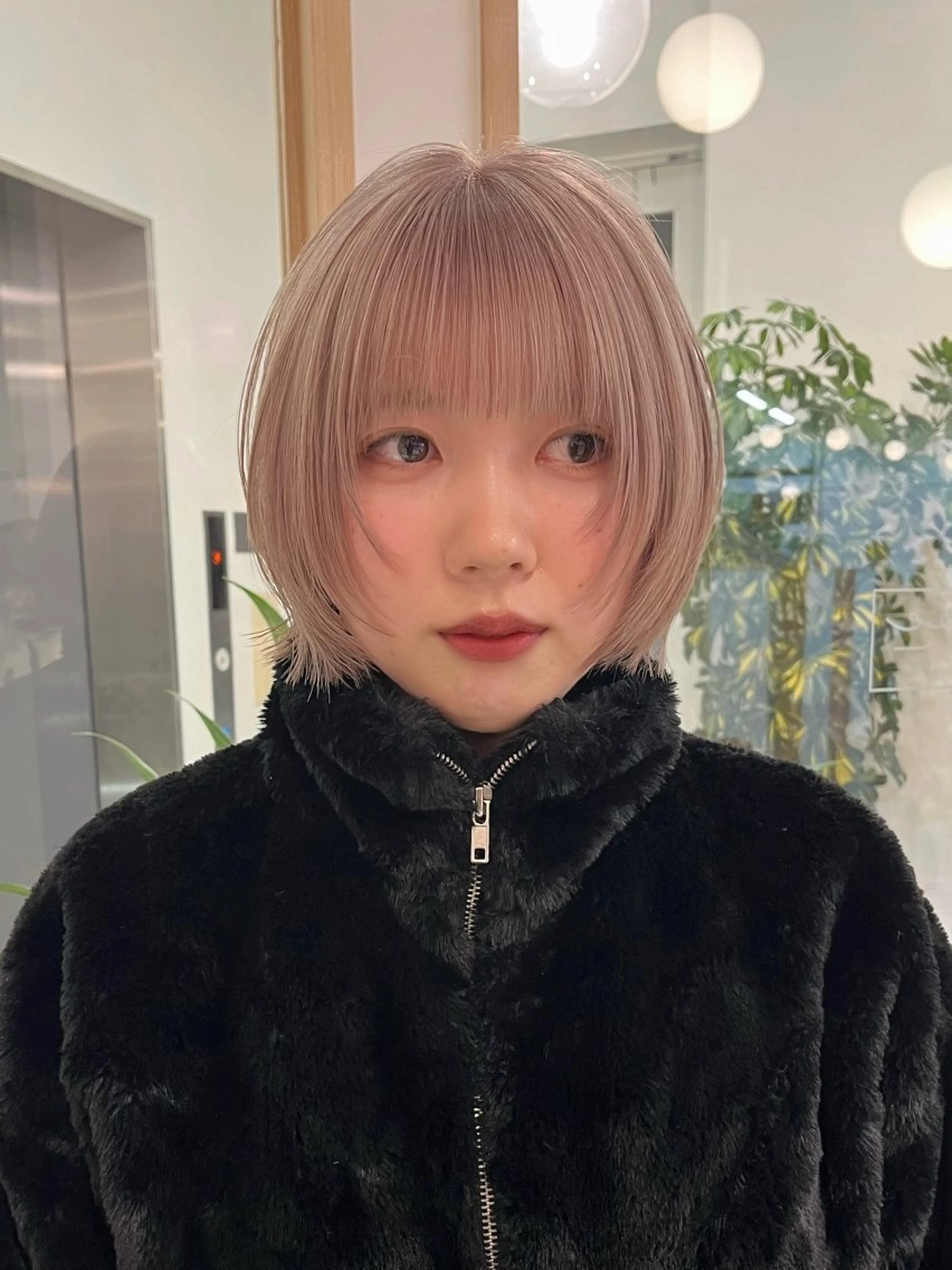 ショート カット ヘアカラー トリートメント marino/ カラー/顔周りカットのヘアスタイル