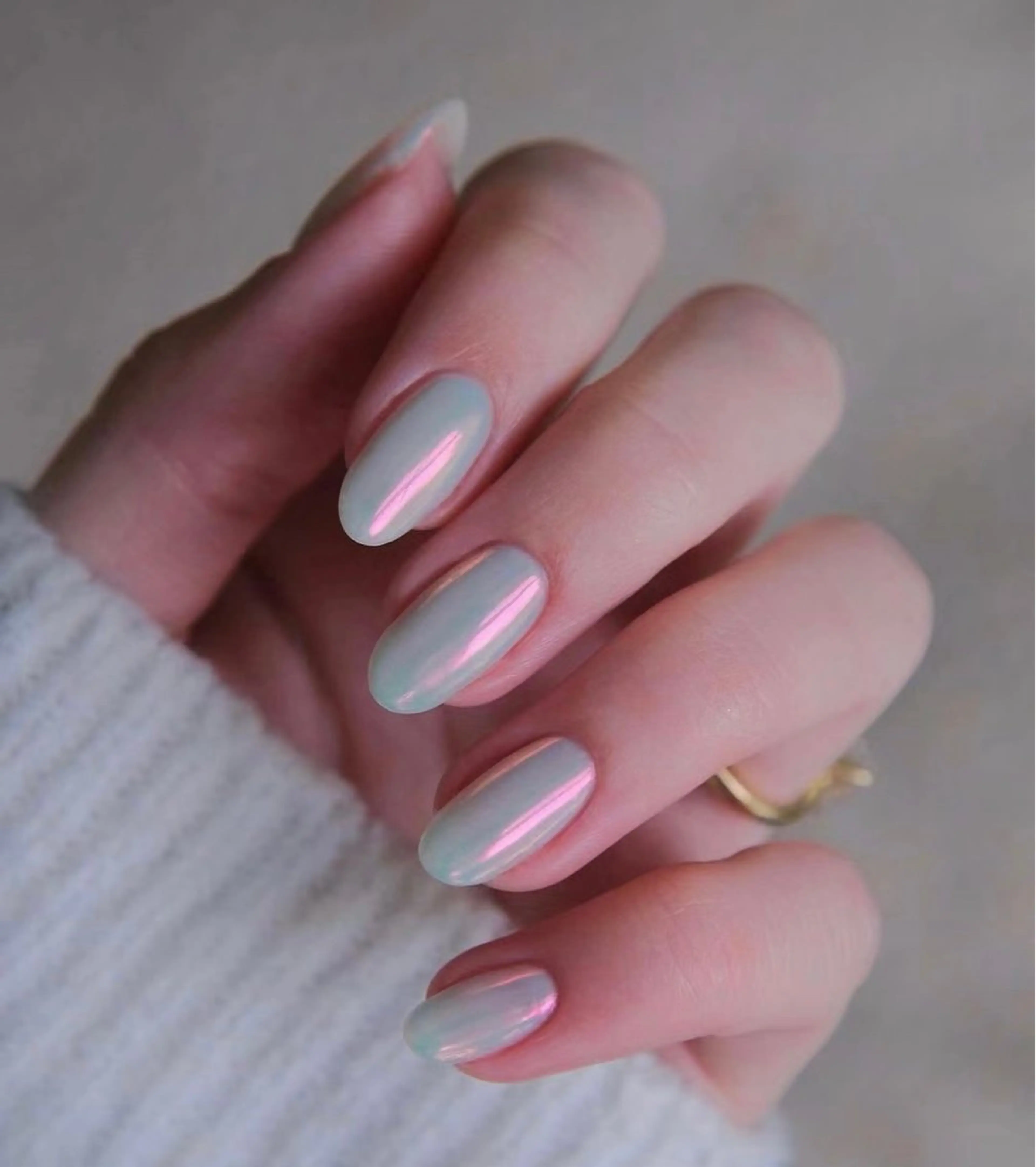 【オフ無し】💎🫧オーロラミラー🤍🤍🪞(ベース色あり)の写真