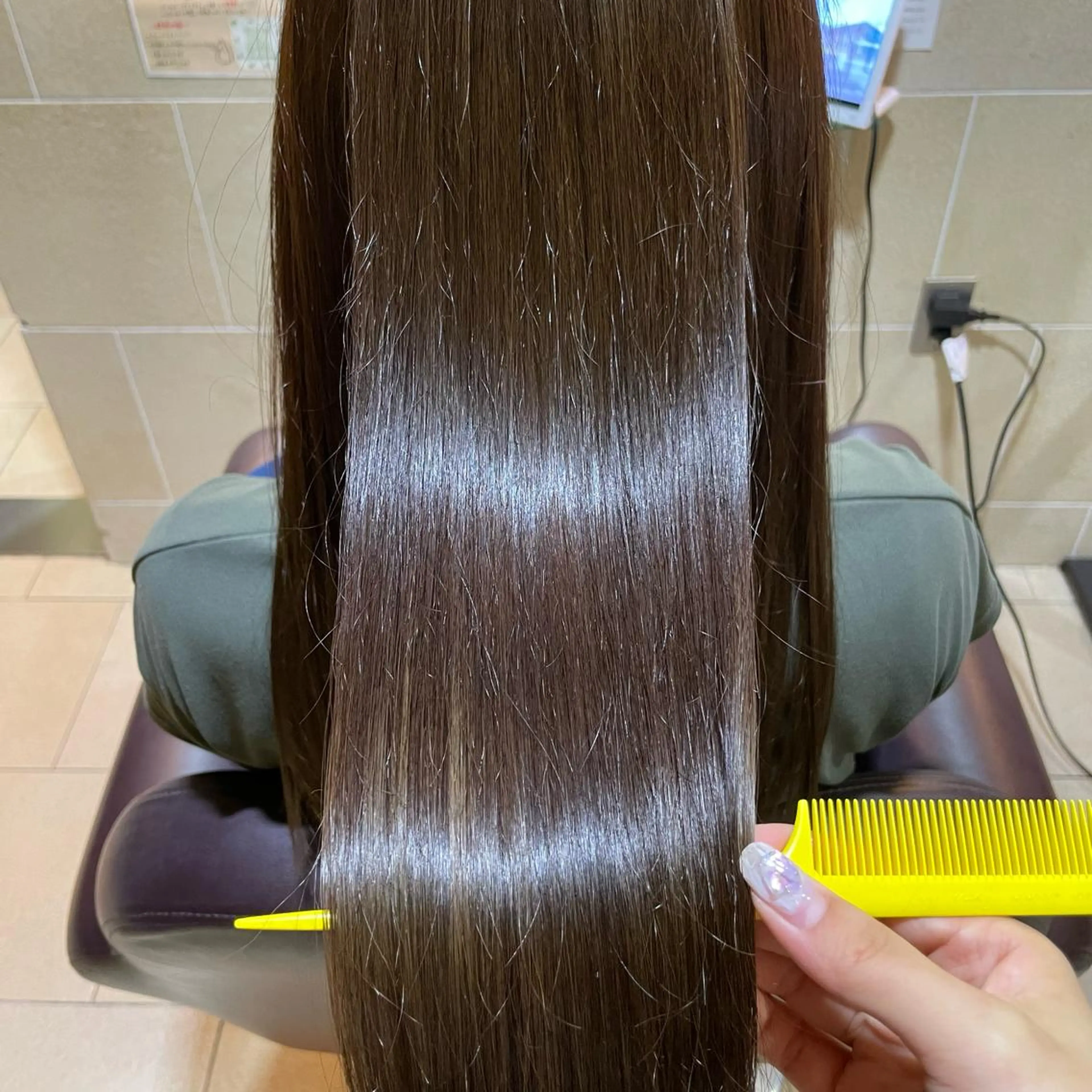 ロング 髪質改善 縮毛矯正 トリートメント grace by happiness所属・艶髪/巻ける縮毛矯正 /髪質改善naoのヘアスタイル