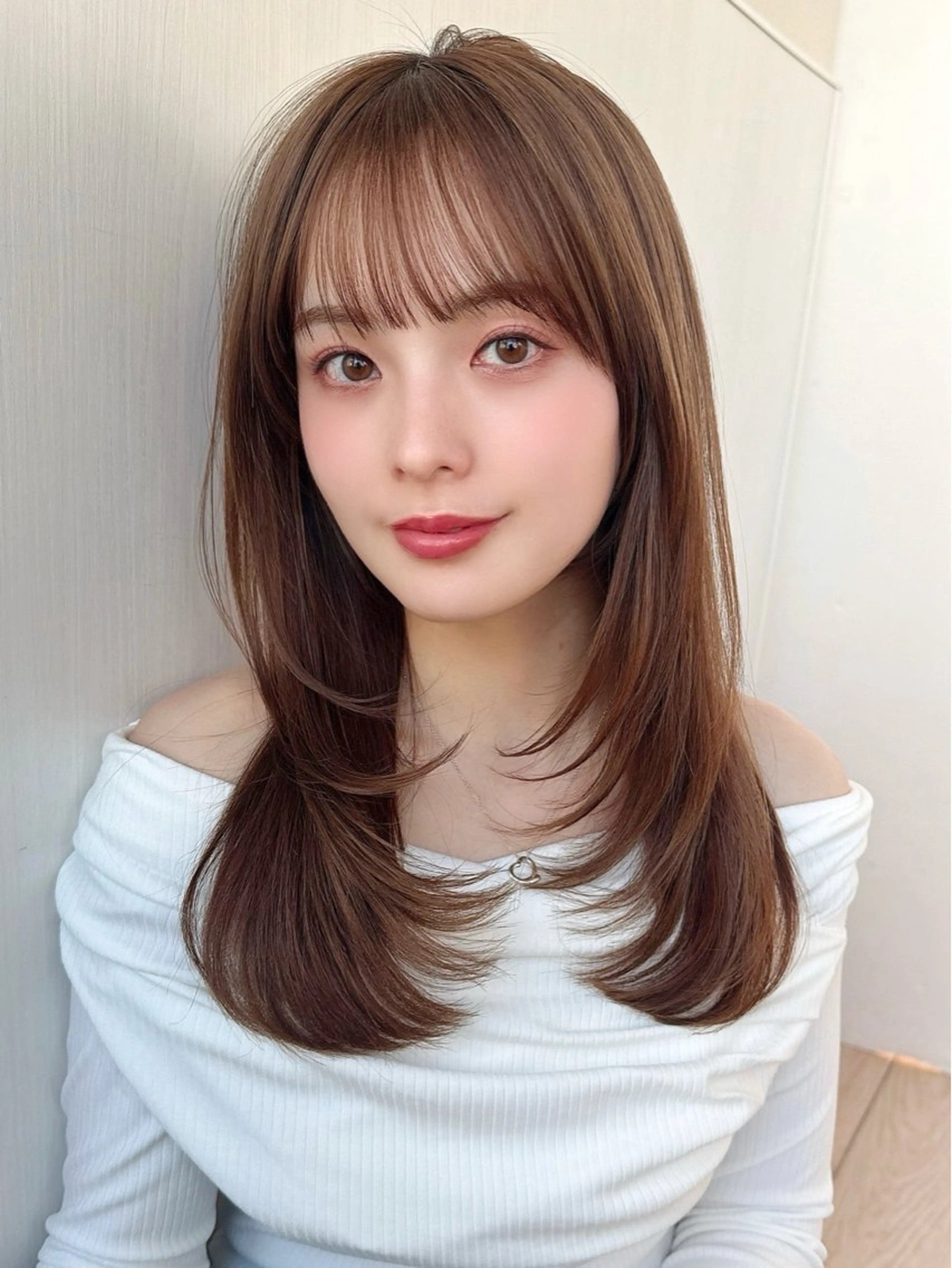 ロング レイヤーカット カット ヘアカラー トリートメント 似合わせヘア/ボブ/ ミディアム/Takaのヘアスタイル