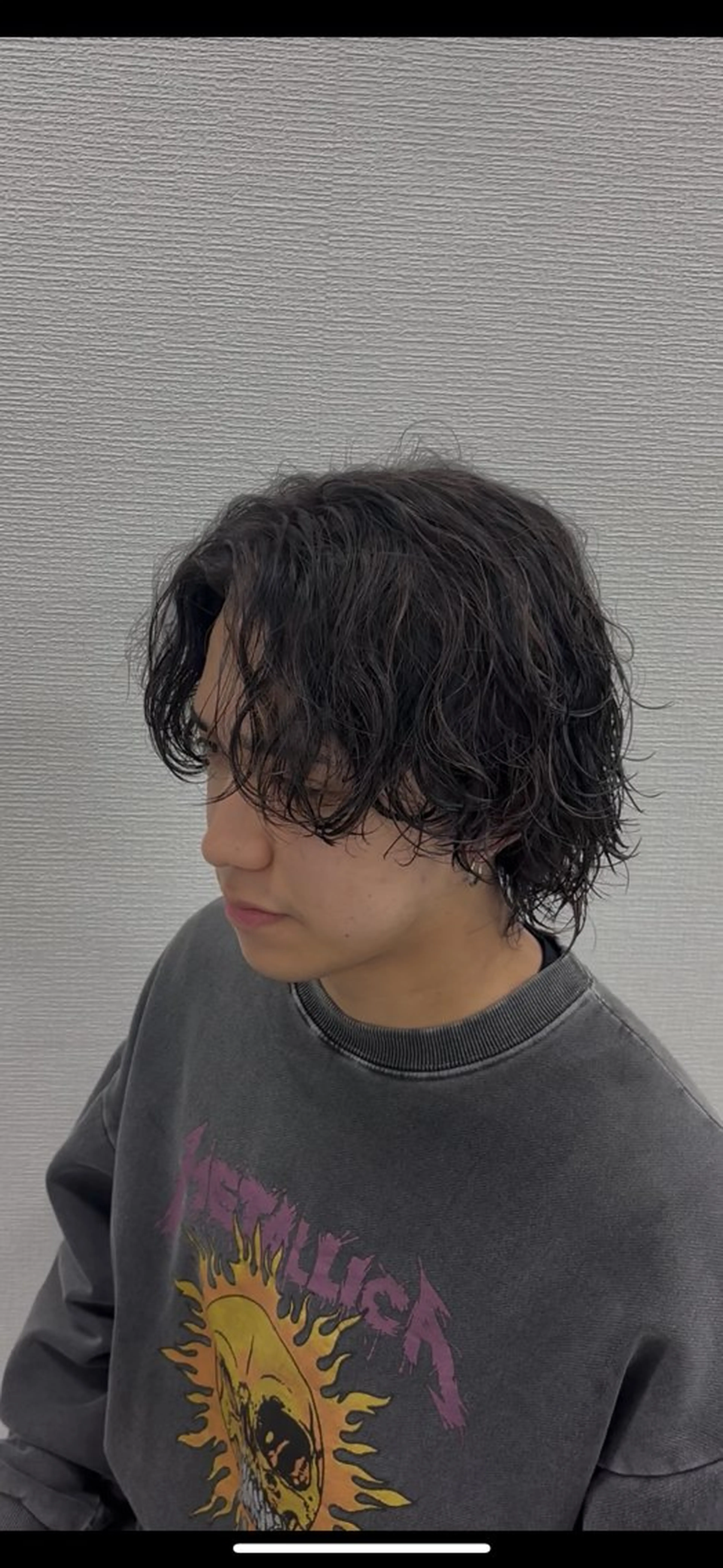 ミディアム パーマ メンズ トレンド🔥メンズ 特化⚡️網野裕希のヘアスタイル