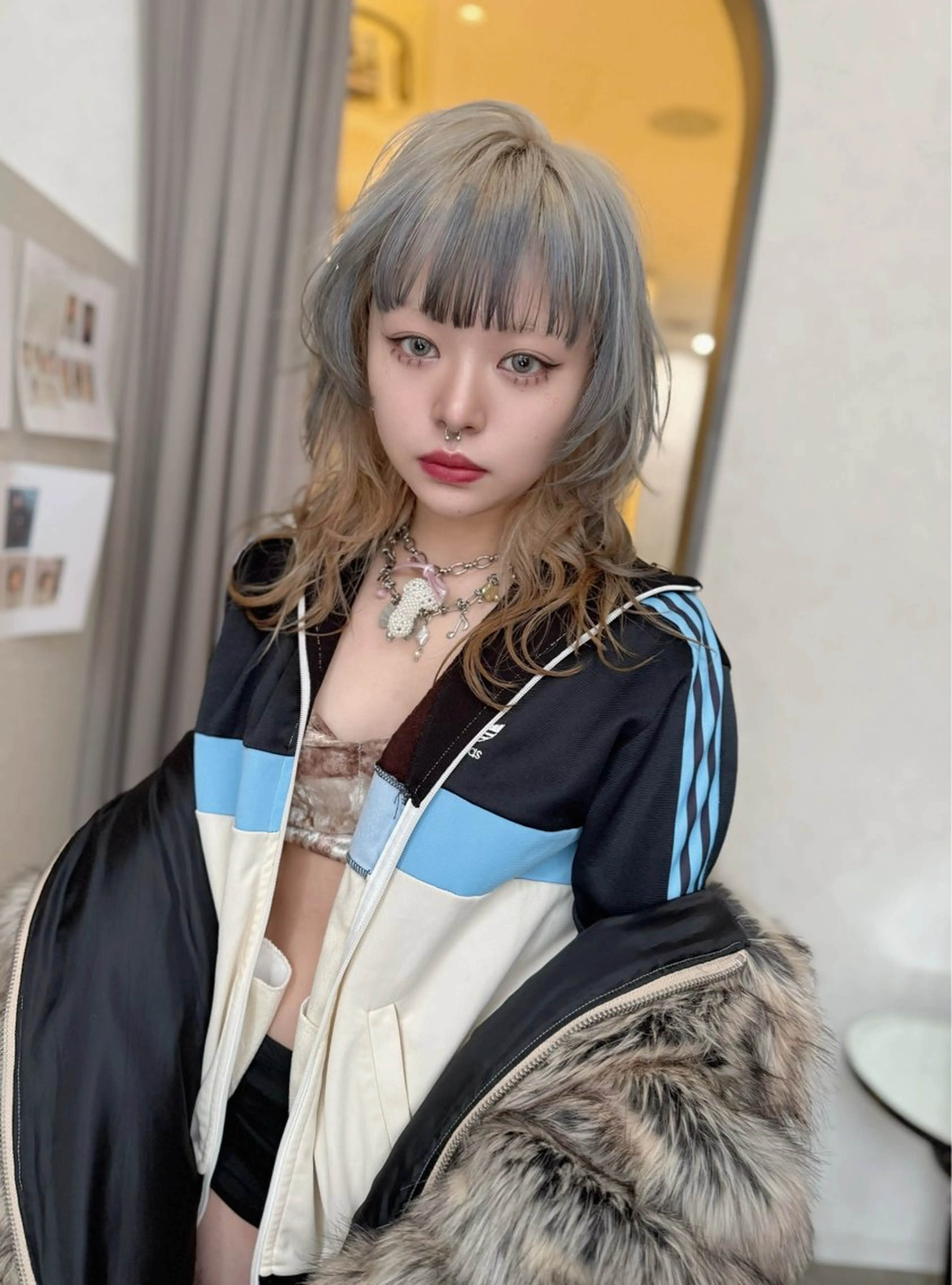 カラー ヘアカラー 中川 諒祐のヘアスタイル