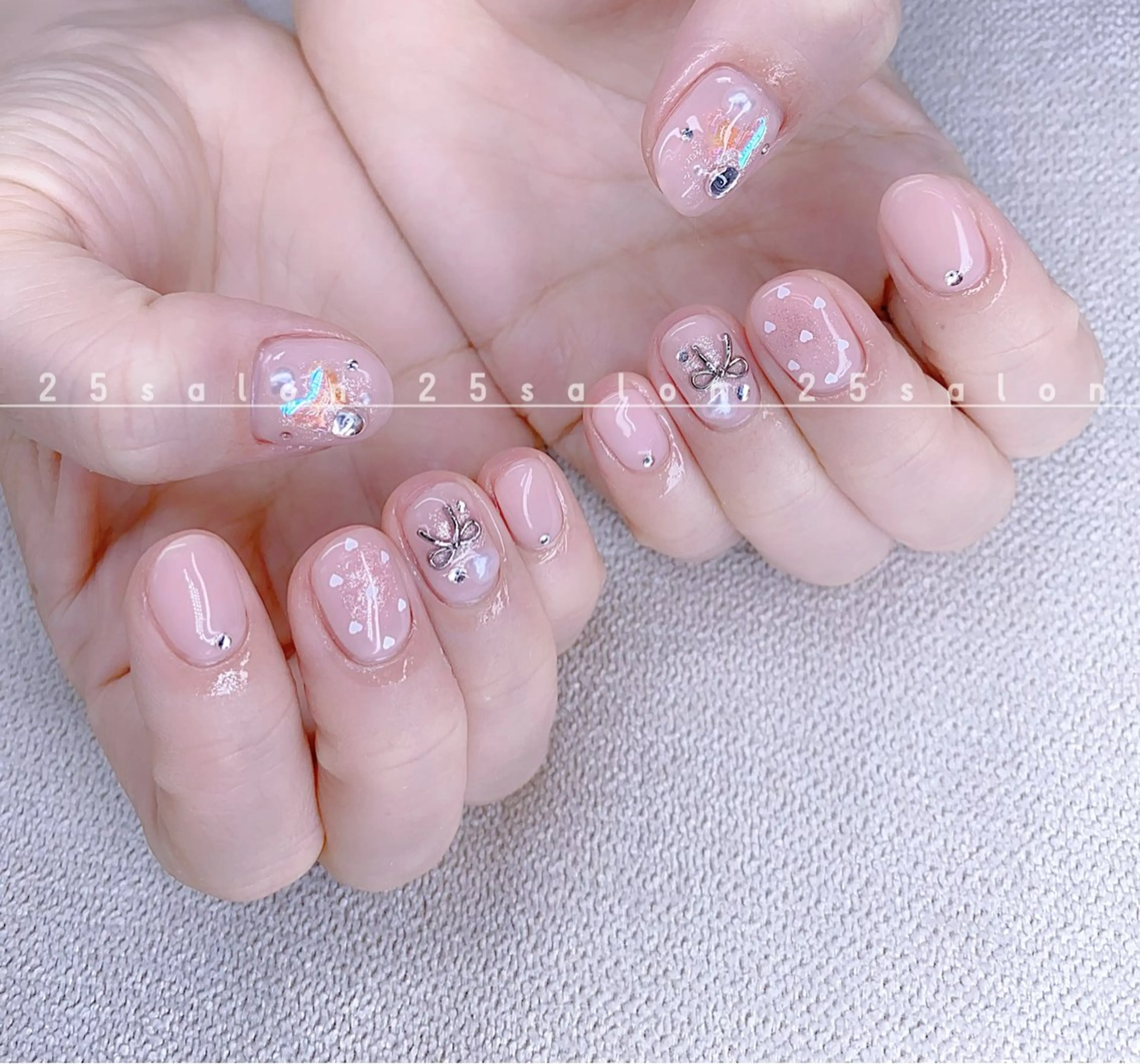 ネイル オーロラネイル チークネイル フットネイル フレンチネイル ジェルネイル 2 5のマツエク・マツパデザイン