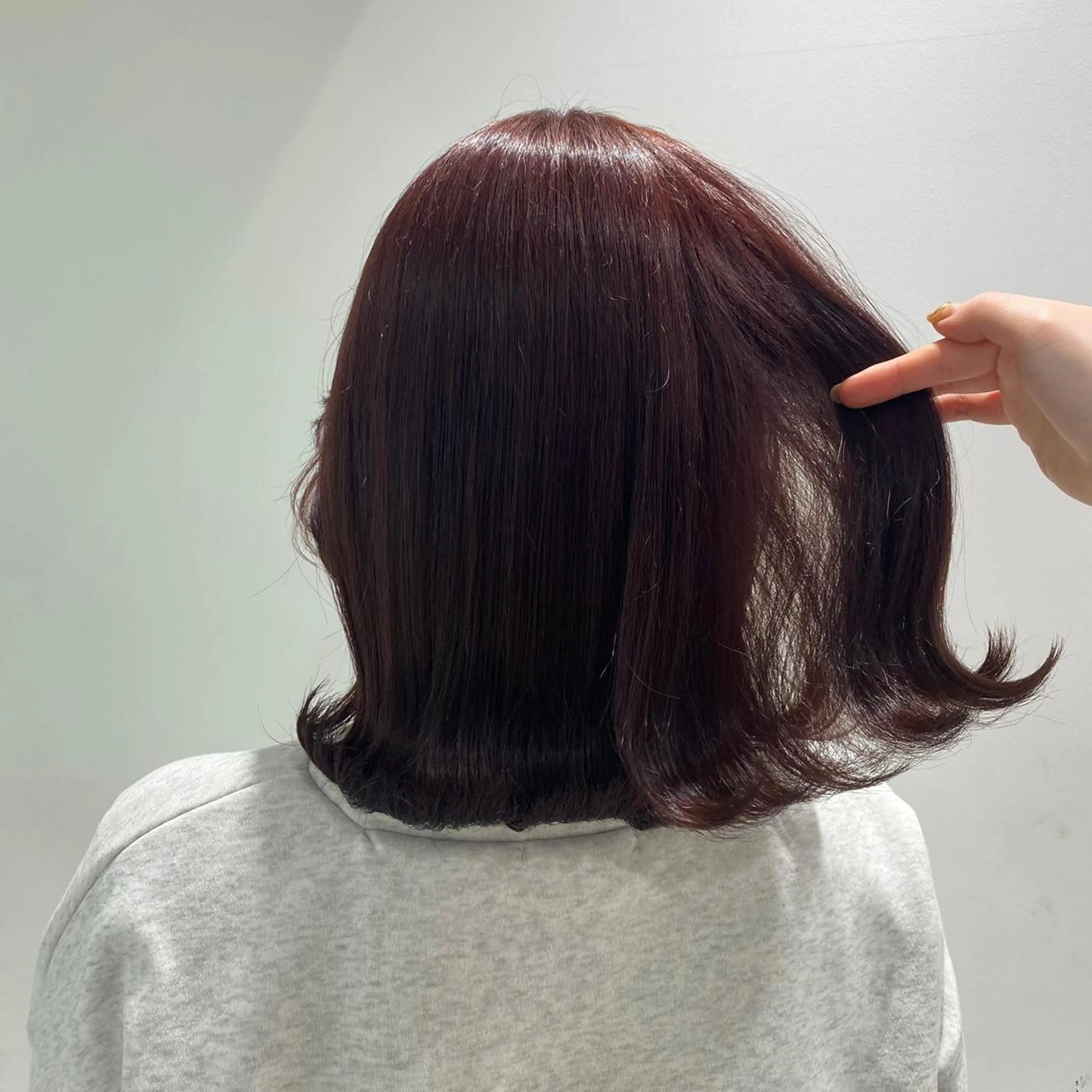 ロング カラー パーマ ヘアアレンジ メンズ キッズ ネイル マツエク・マツパ アイブロウ ピンクカラー 眉カラー カラーマツエク ピンク Lumo所属・💖横浜ブリーチなし 💖MIHOのヘアスタイル