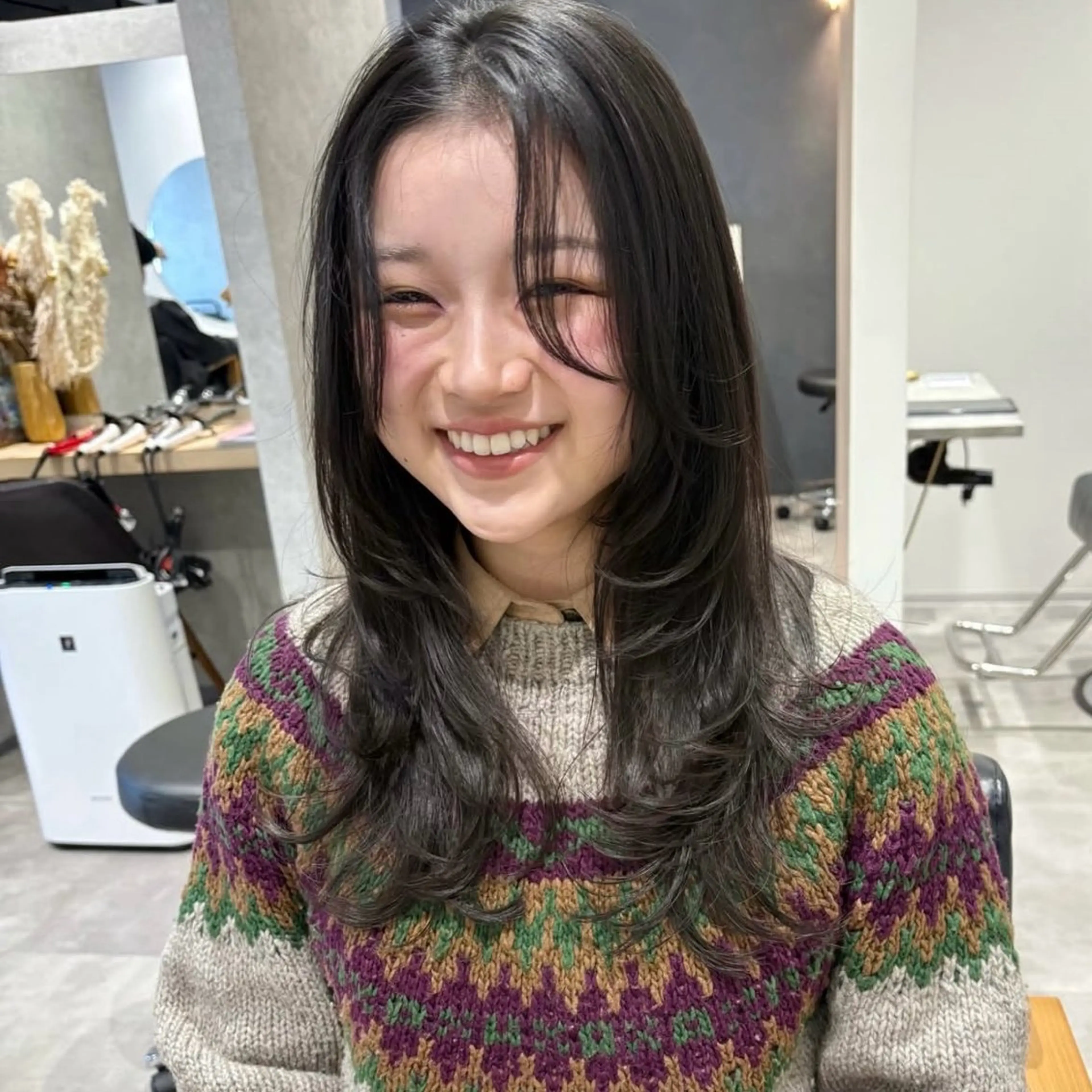 ロング カラー ヘアカラー 🧚🏻momo 🧚🏻【下北沢】のヘアスタイル