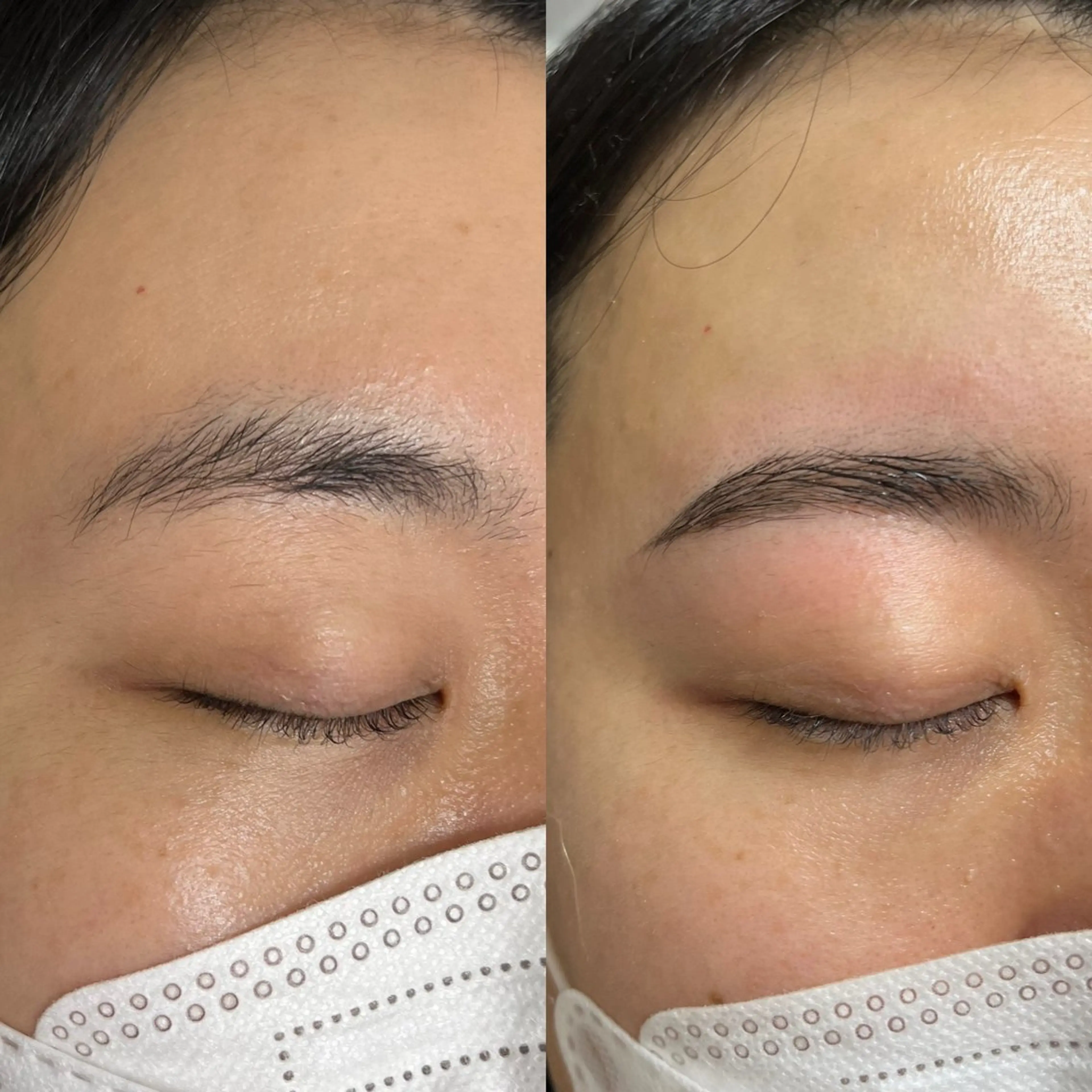 ハリウッドブロウリフト　ワックス脱毛の写真