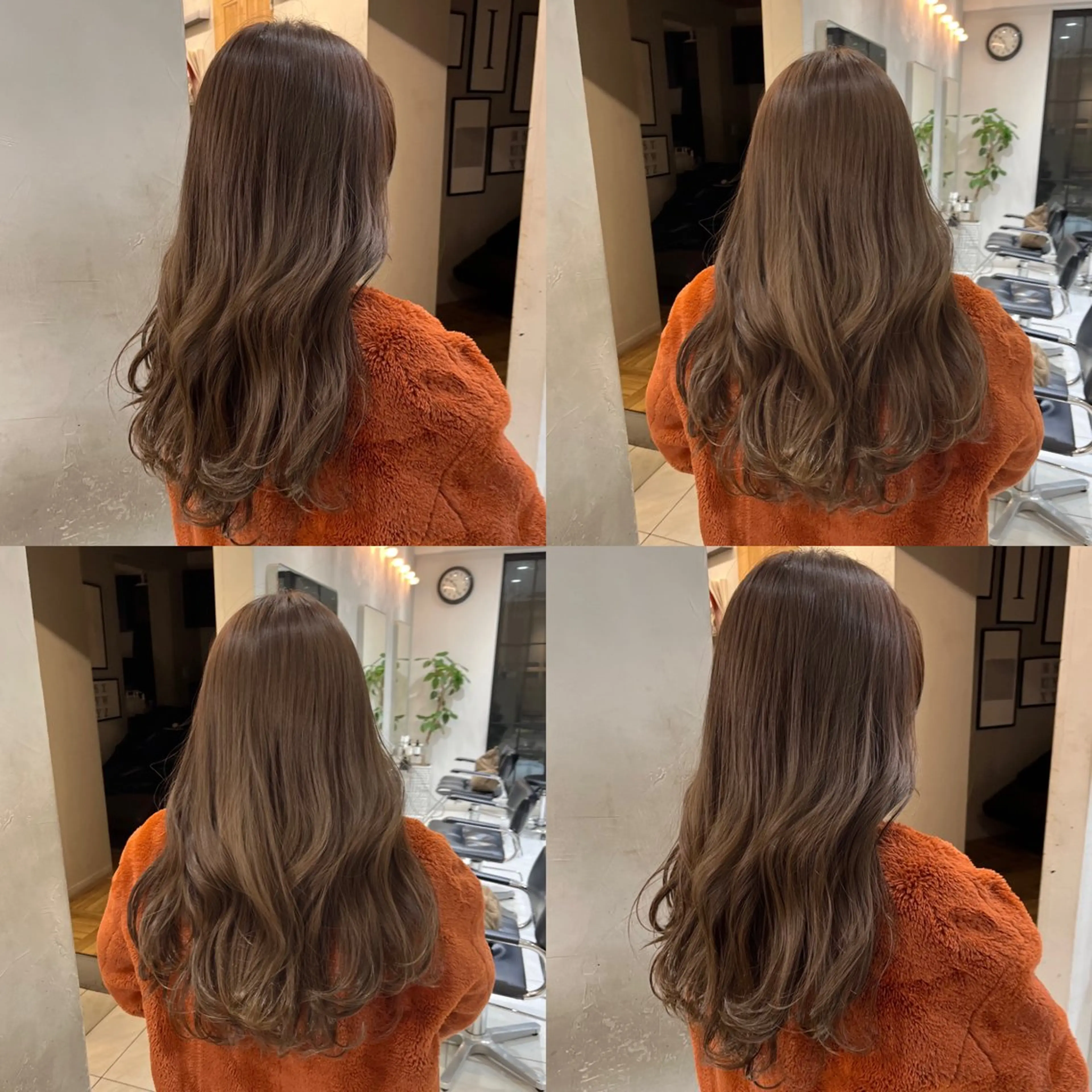 ロング カラー ナミ🩶暗髪/暖色 ❤️/透明感/縮毛のヘアスタイル