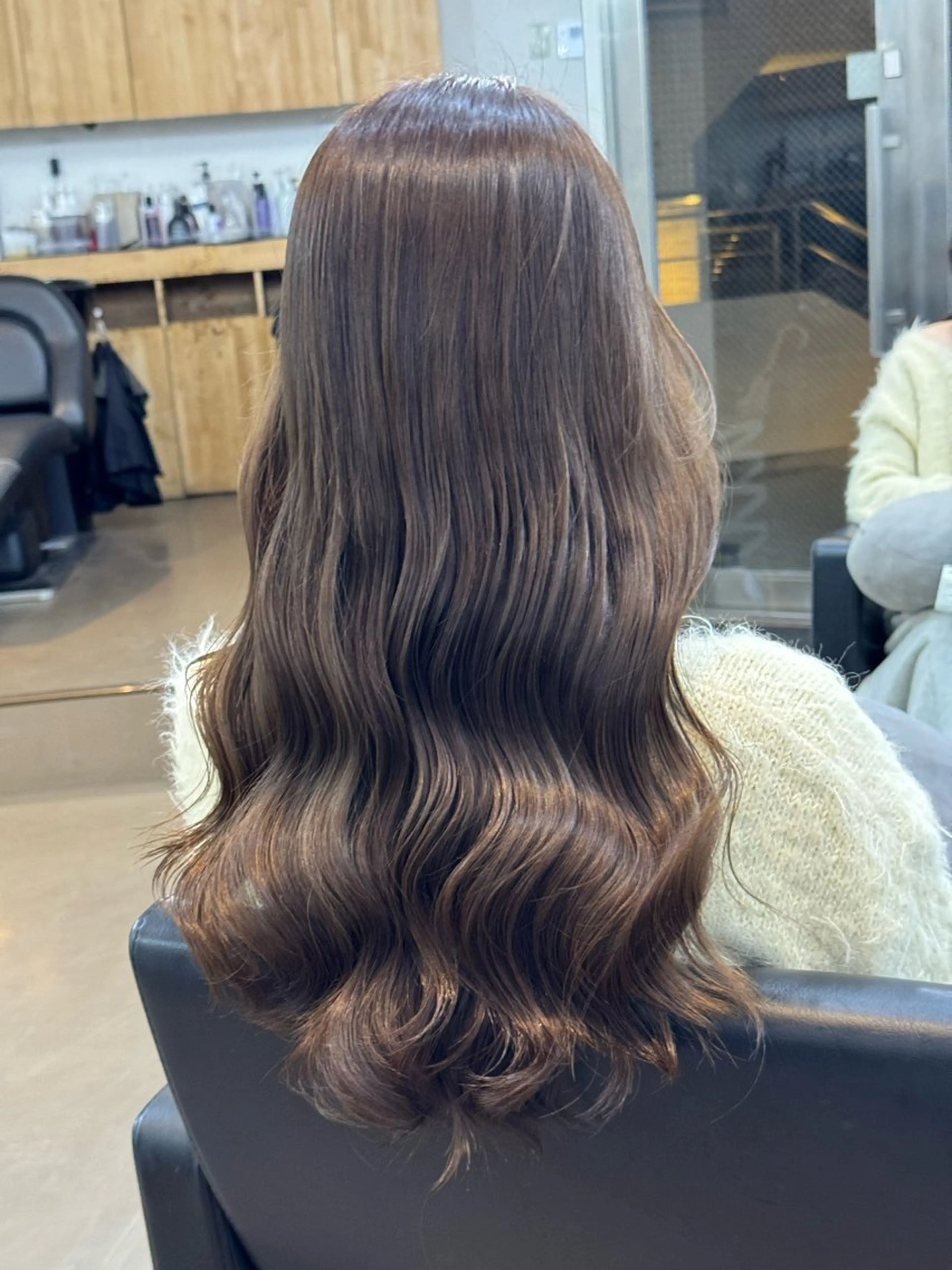 ロング 川元 春奈のヘアスタイル