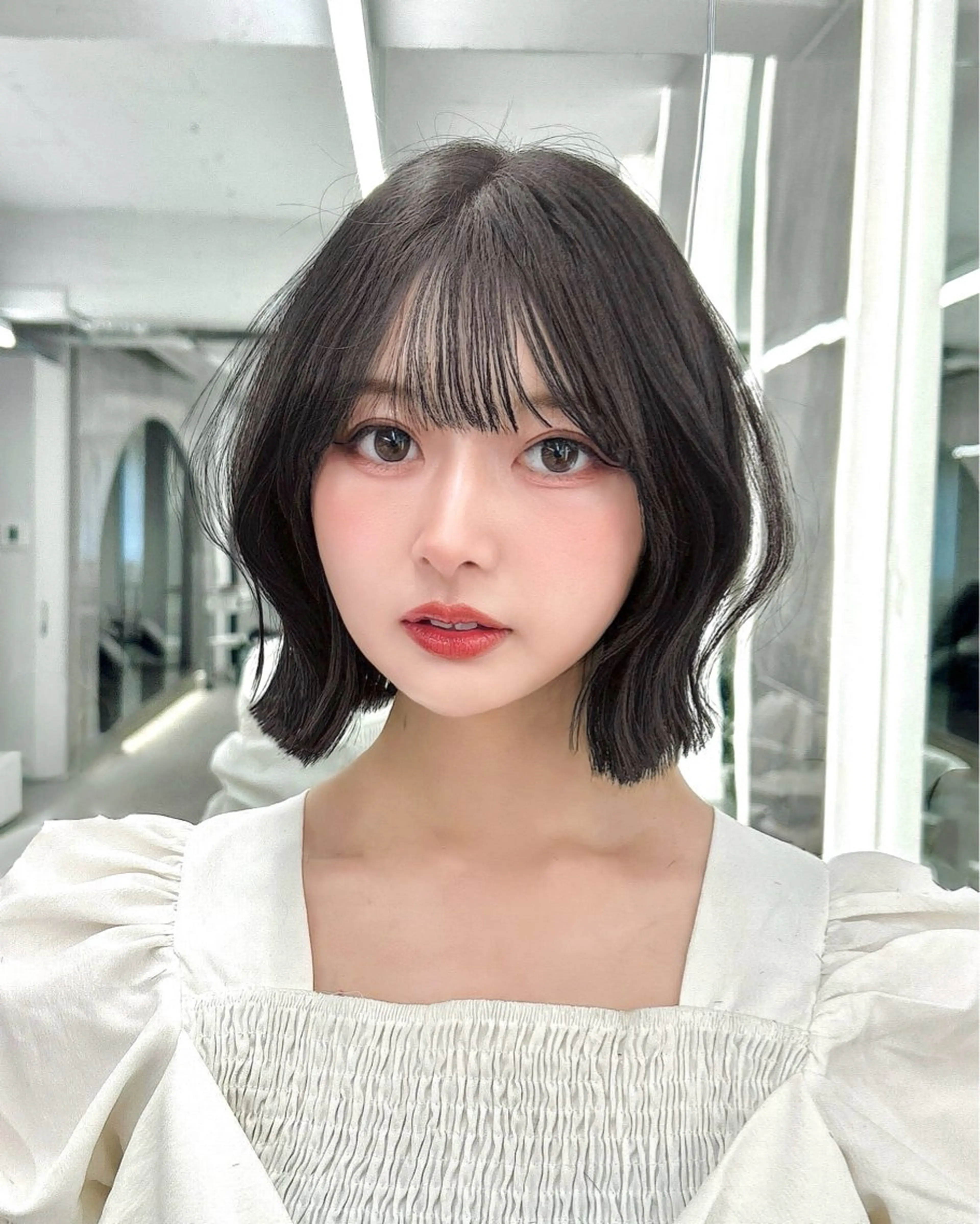 ショート 韓国顔まわり/前髪 /レイヤー/いつきのヘアスタイル