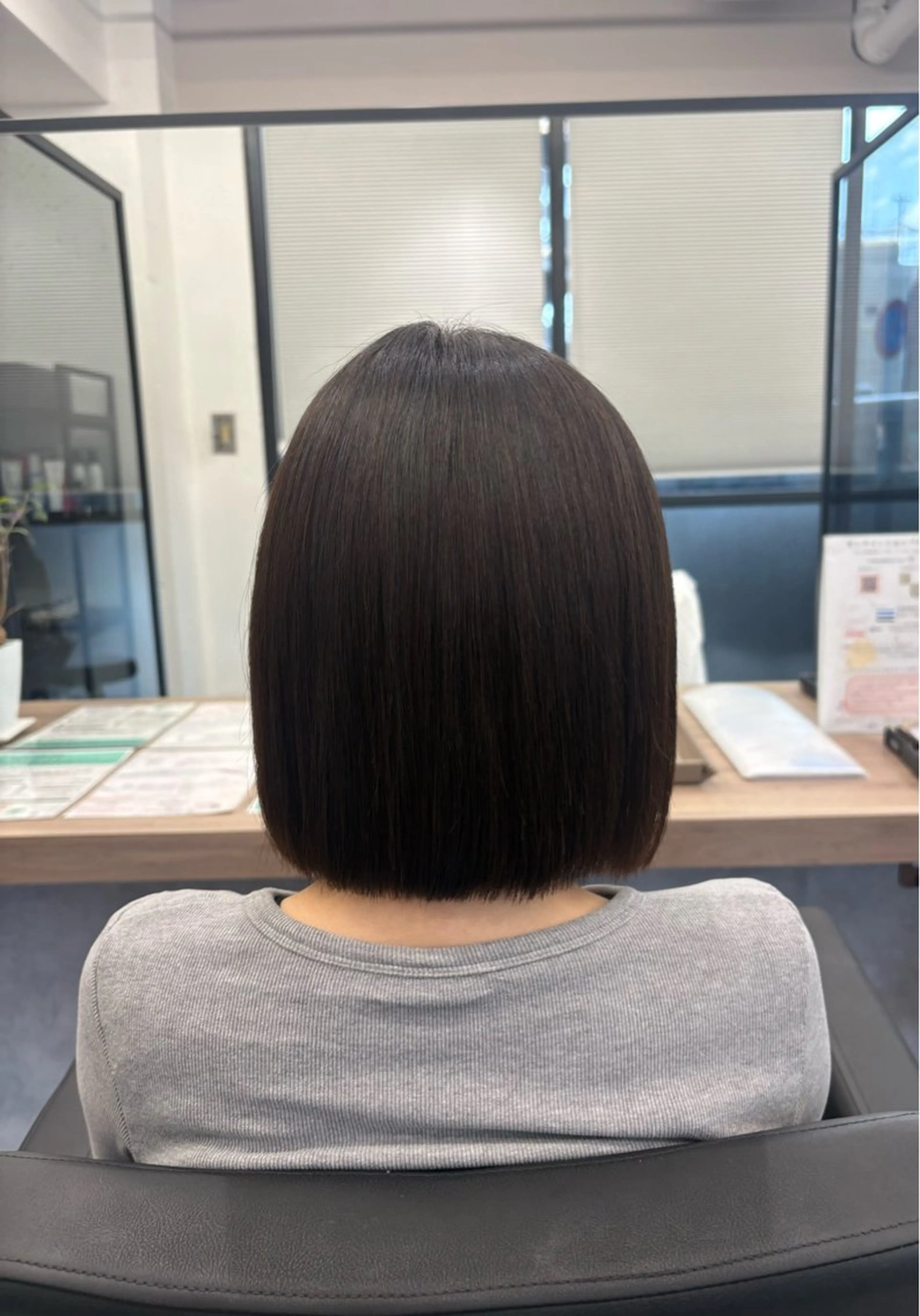 ミディアム カット 縮毛矯正 Nail &Beauty by UNO伊勢原所属・COCO .のヘアスタイル