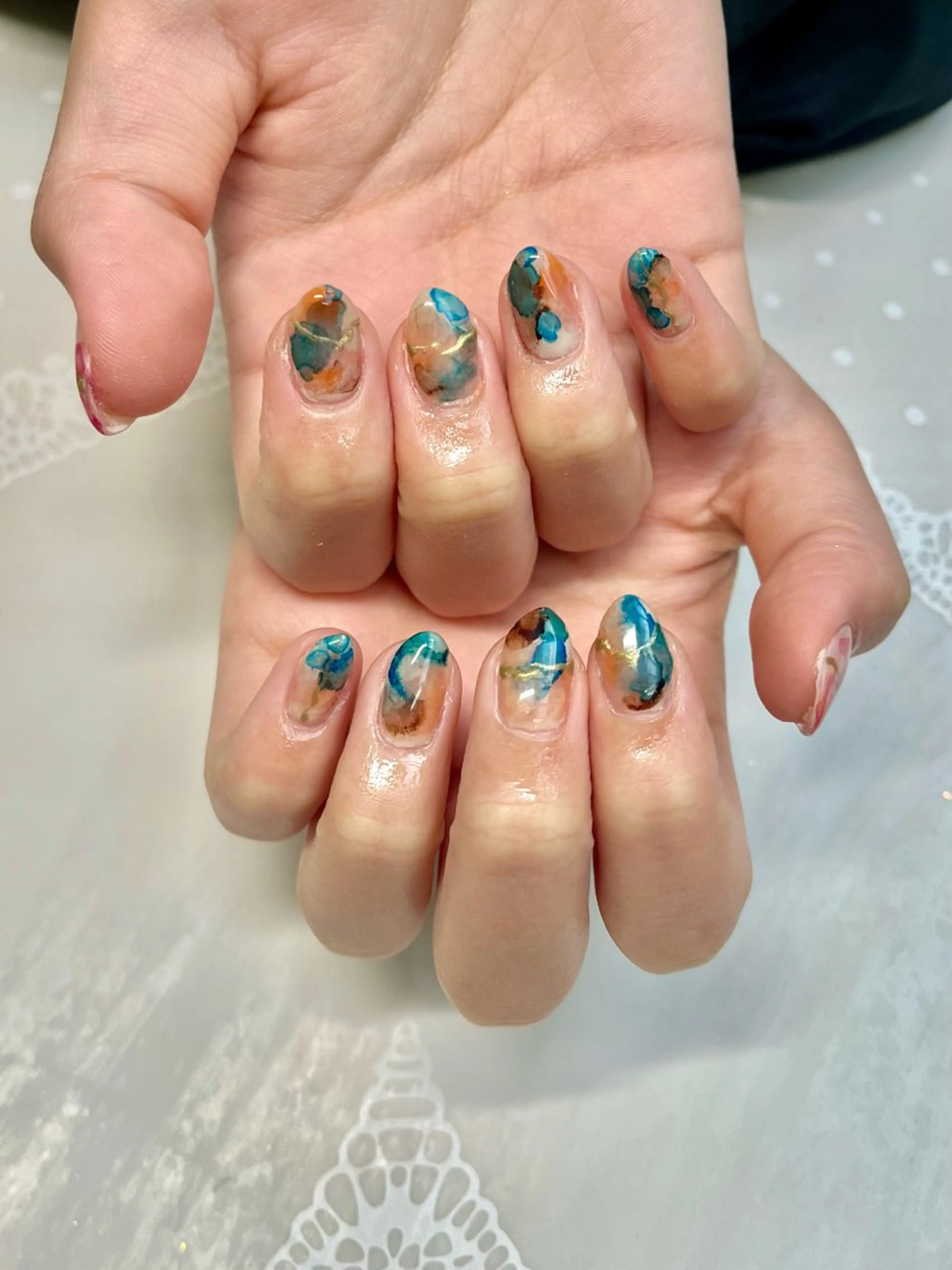 ネイル ハンドネイル 新宿ネイルサロン ジェミディローサ所属・新宿ネイルサロン ジェミディローサのネイルデザイン