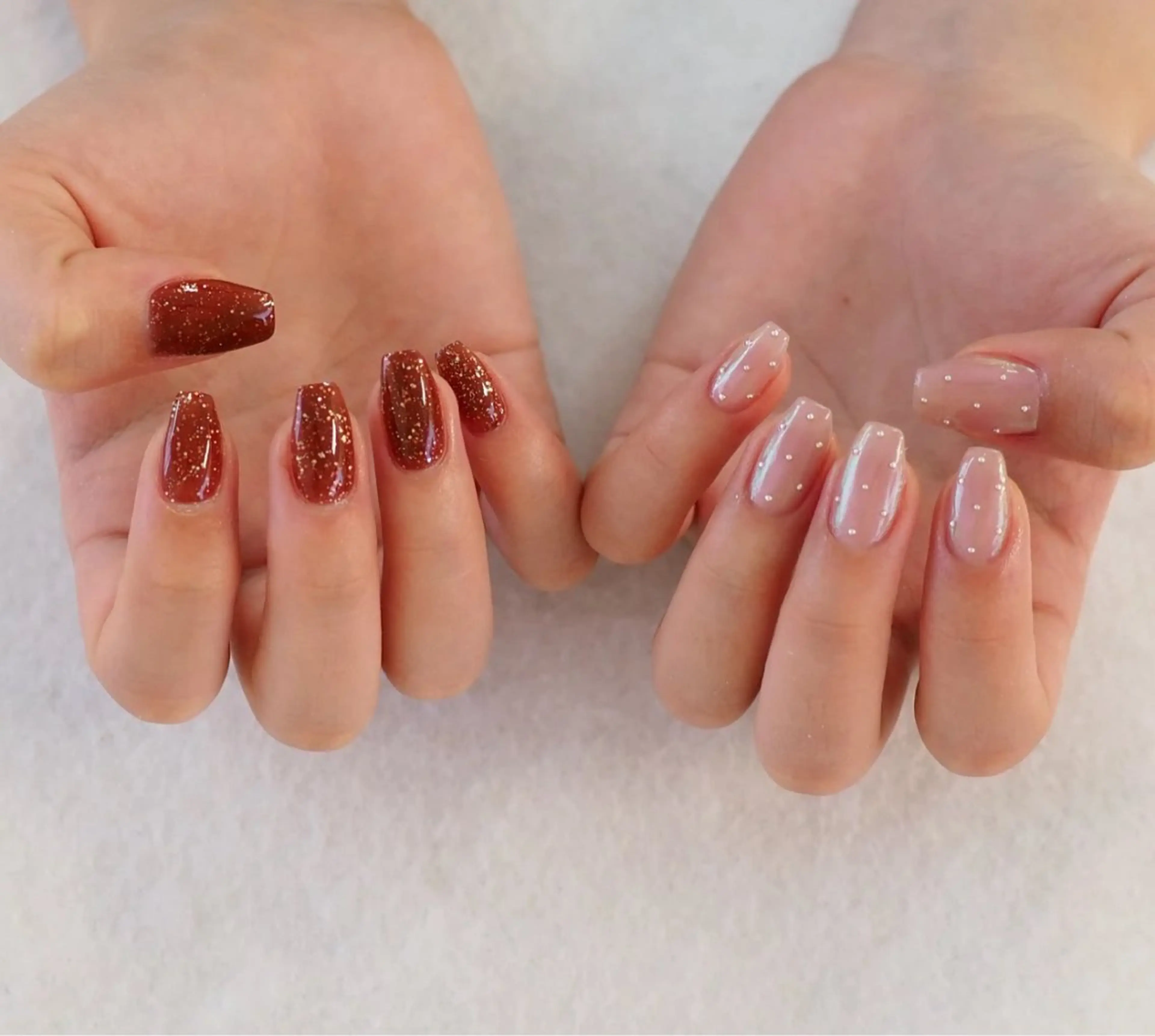 ネイル アートネイル チークネイル 長さ出し フラッシュネイル フットネイル ハンドネイル フットネイル ハンドケア YK Rinのネイルデザイン