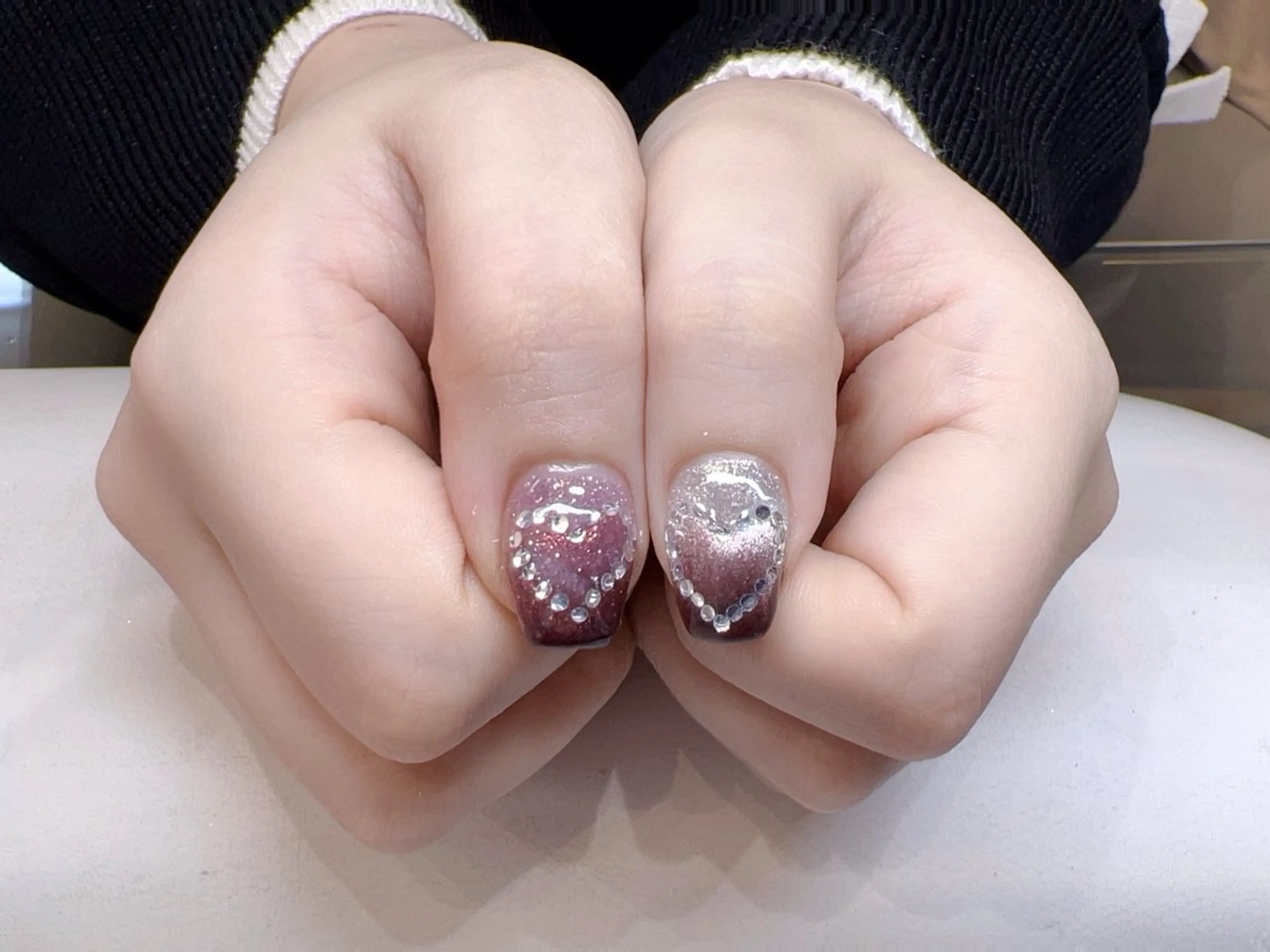 ネイル 長さ出し フットネイル フレンチネイル ジェルネイル 韓国ネイル ハンドネイル Nikoネイルサロン 高田馬場店のネイルデザイン