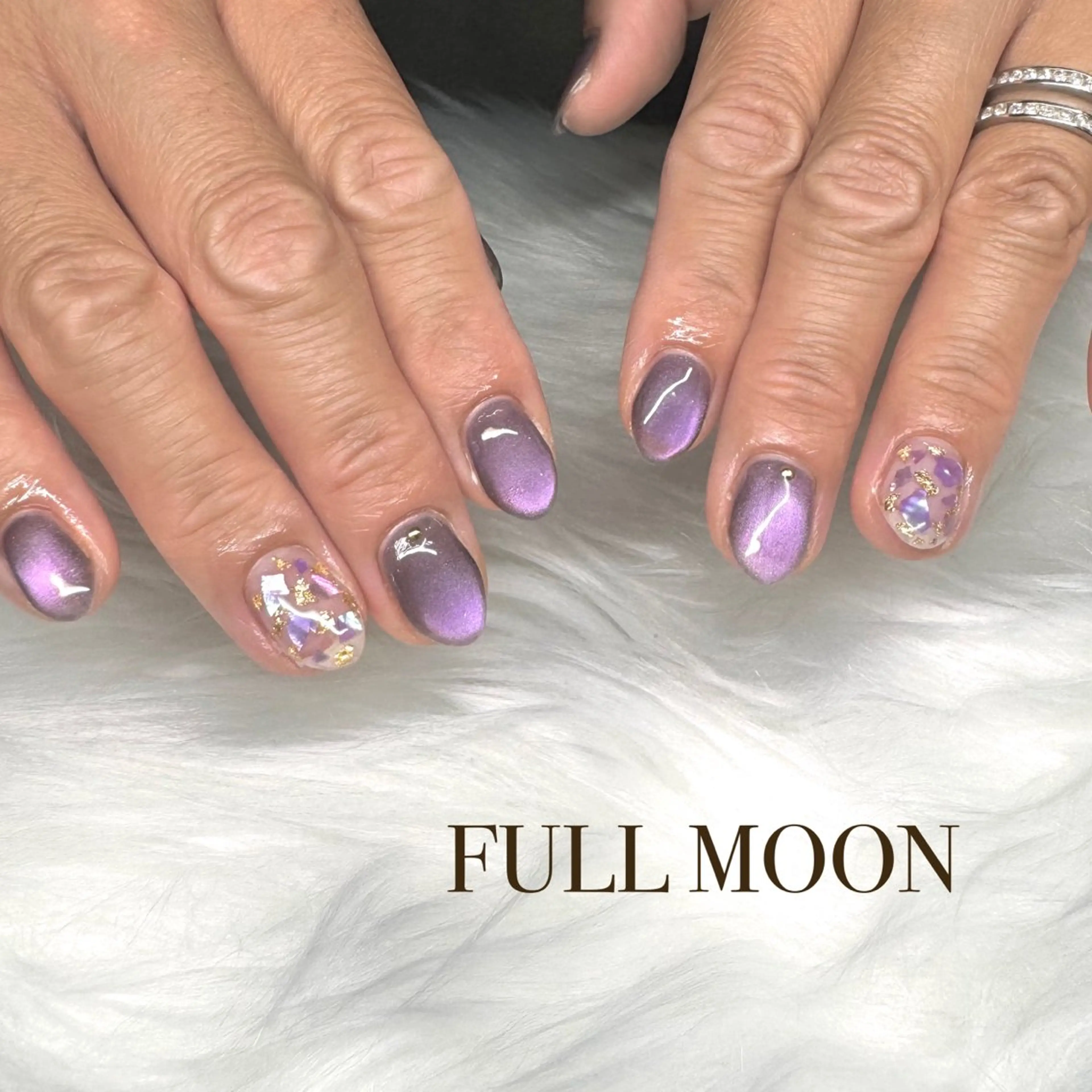 ネイル ハンドネイル FULL MOONのネイルデザイン