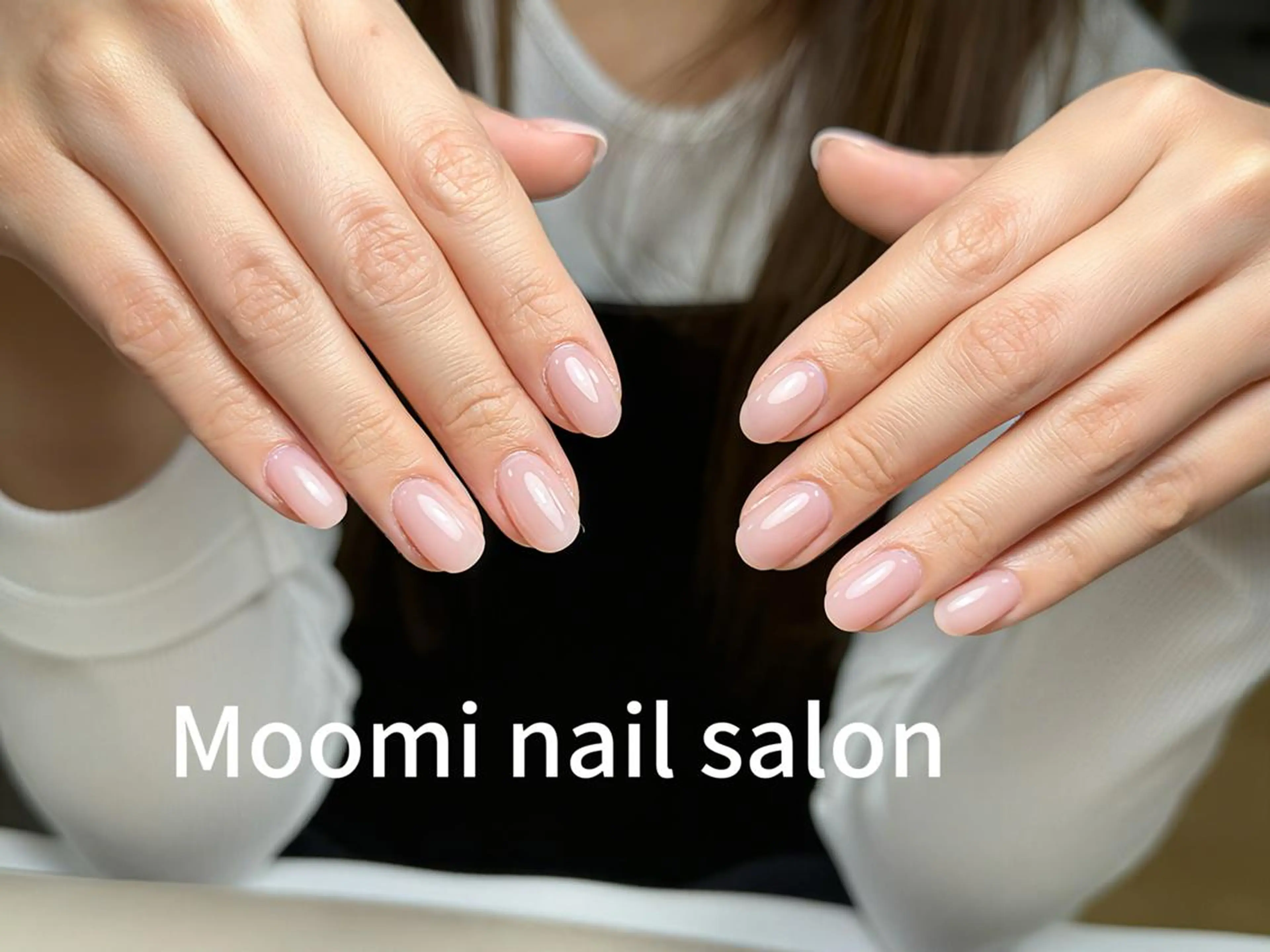 ショート ハンドネイル 長さだし専門 Moominのネイルデザイン