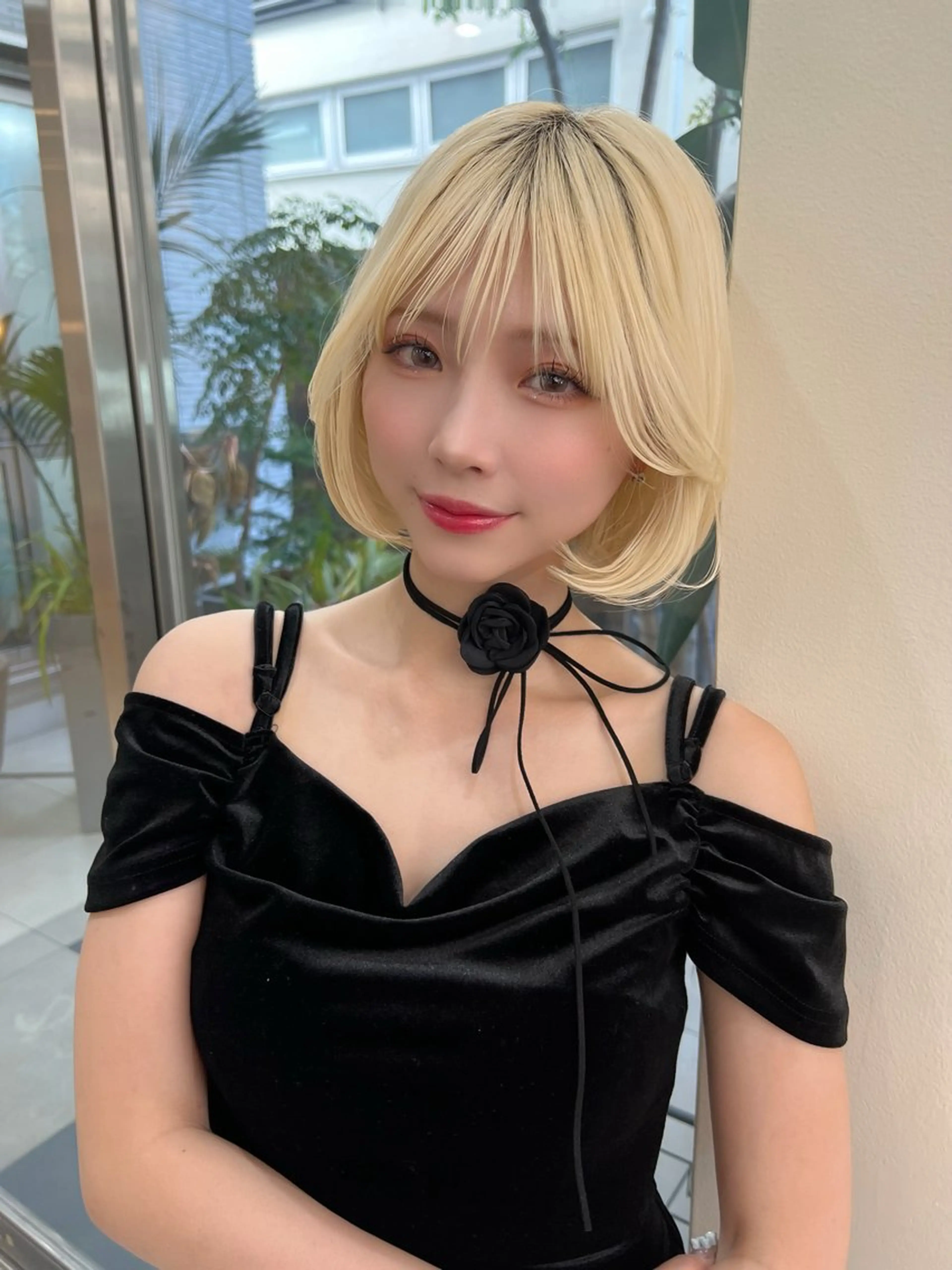 カラー ヘアアレンジ カット ヘアカラー トリートメント belle   表参道　terrace所属・抜きっぱなしブロンド /ハイトーン/カナタのヘアスタイル