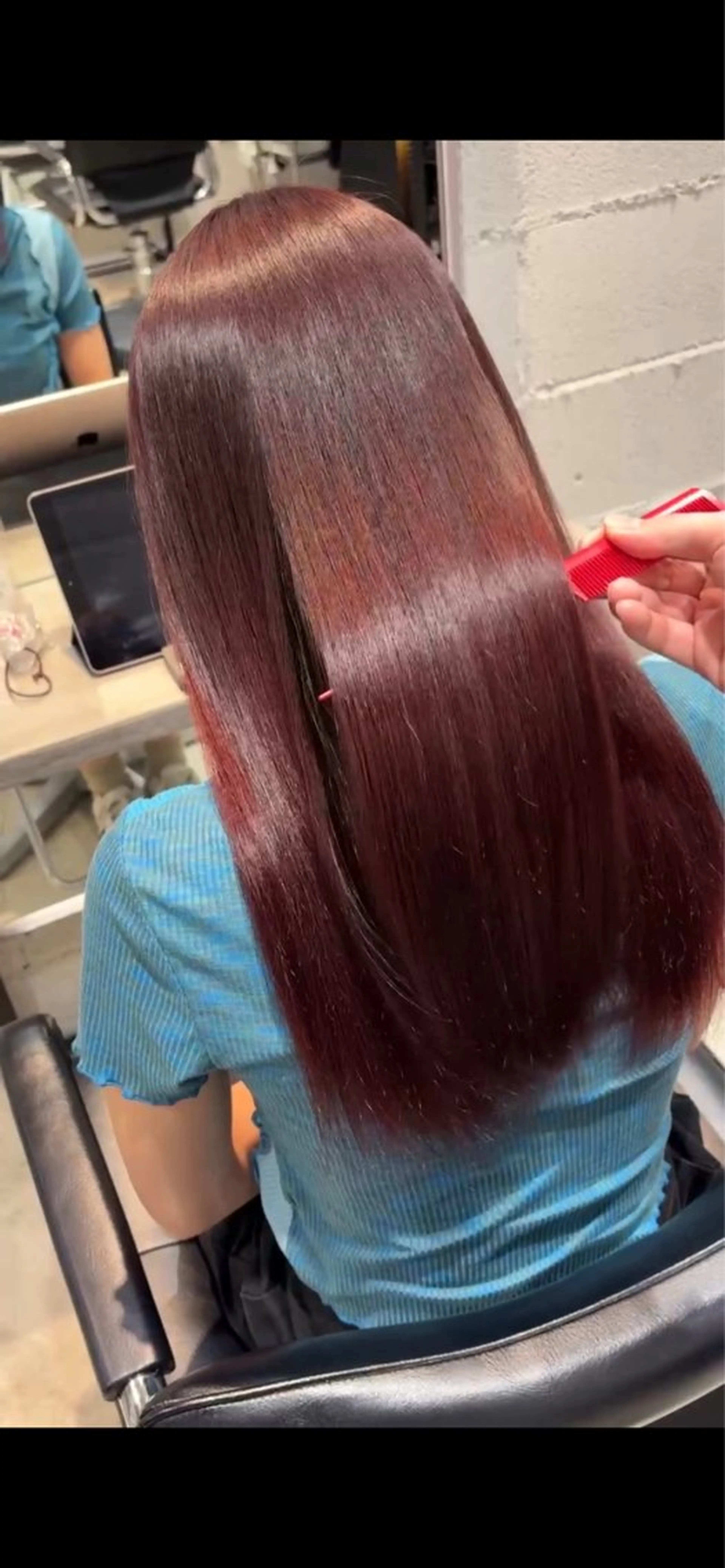 ロング カラー はなか こうすけのヘアスタイル