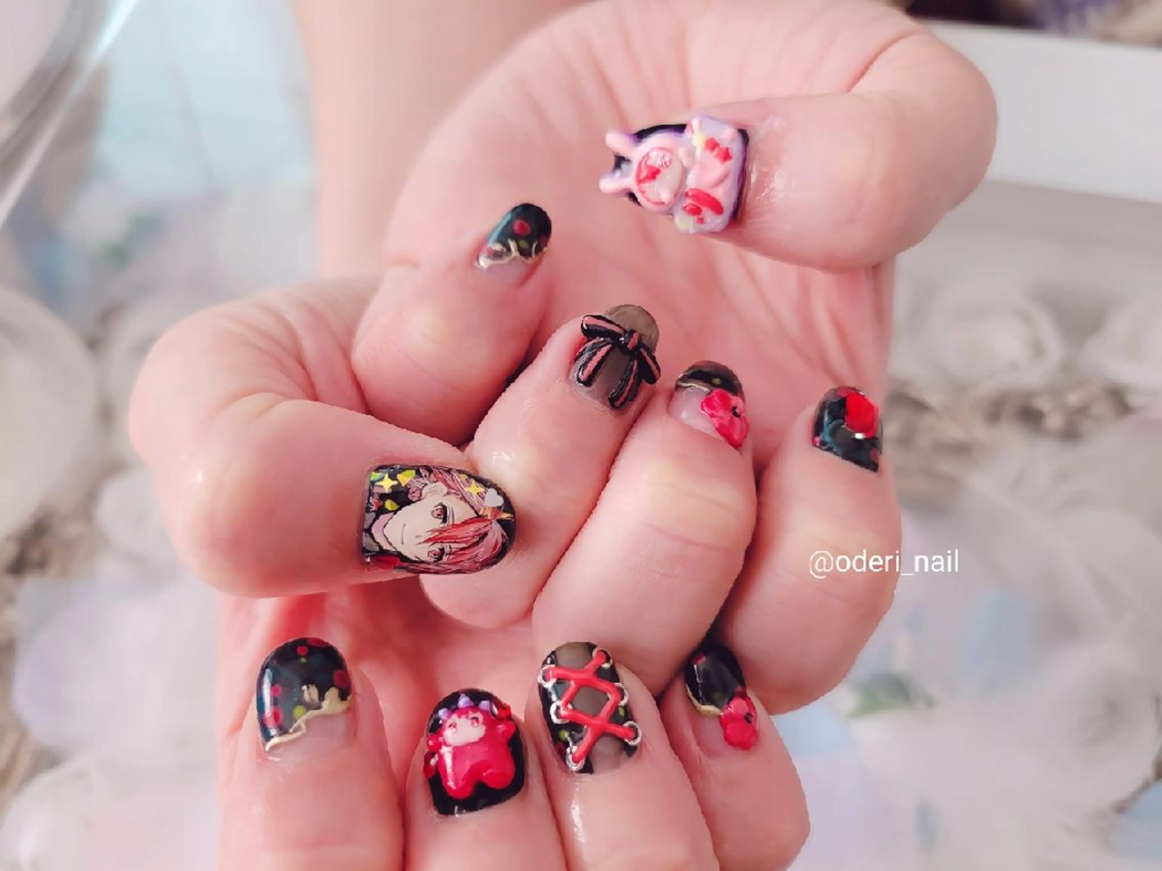 ネイル アートネイル ジェルネイル おで@ oderi_nailのネイルデザイン