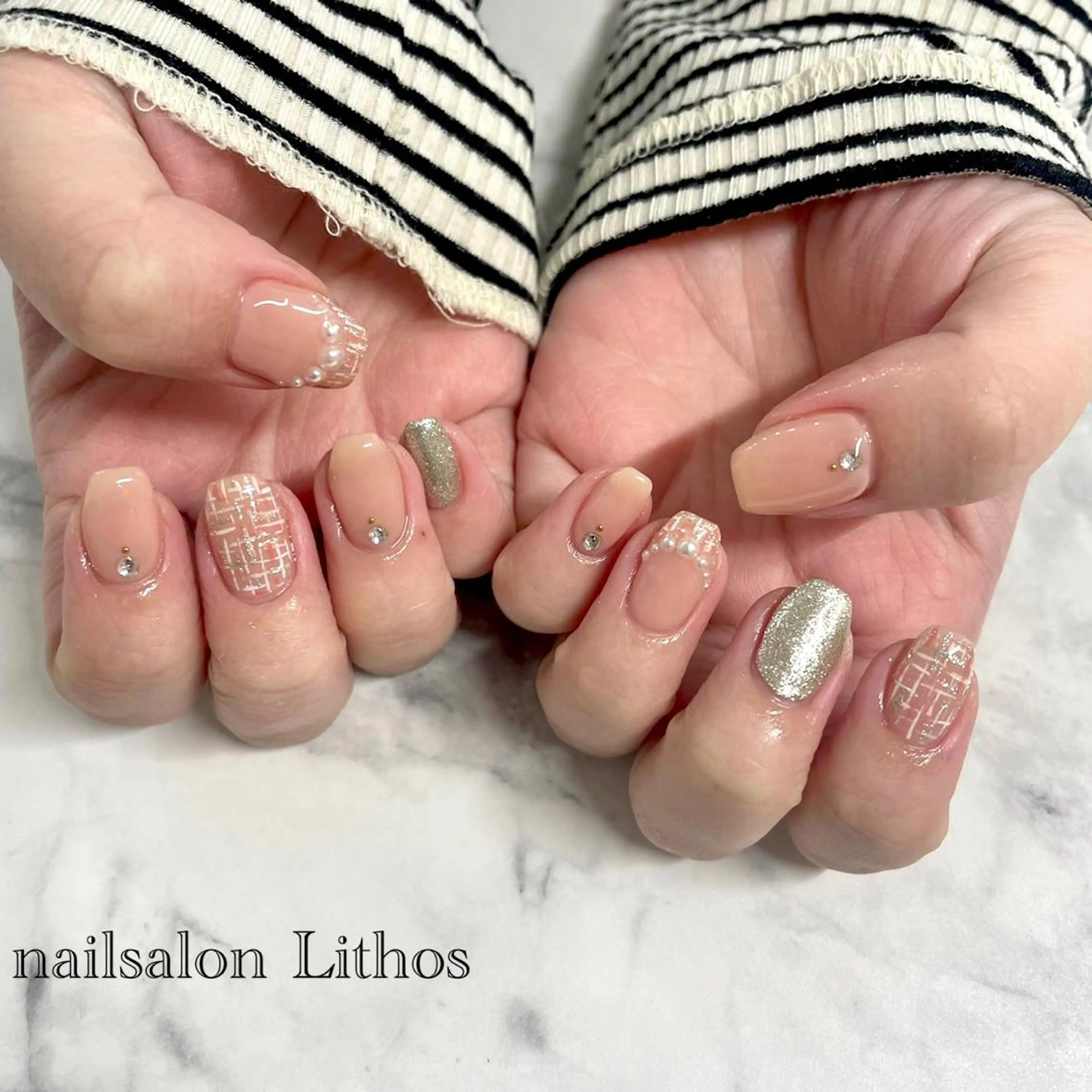 ネイル ハンドネイル nailsalon Lithos所属・nailsalon Recontreのネイルデザイン