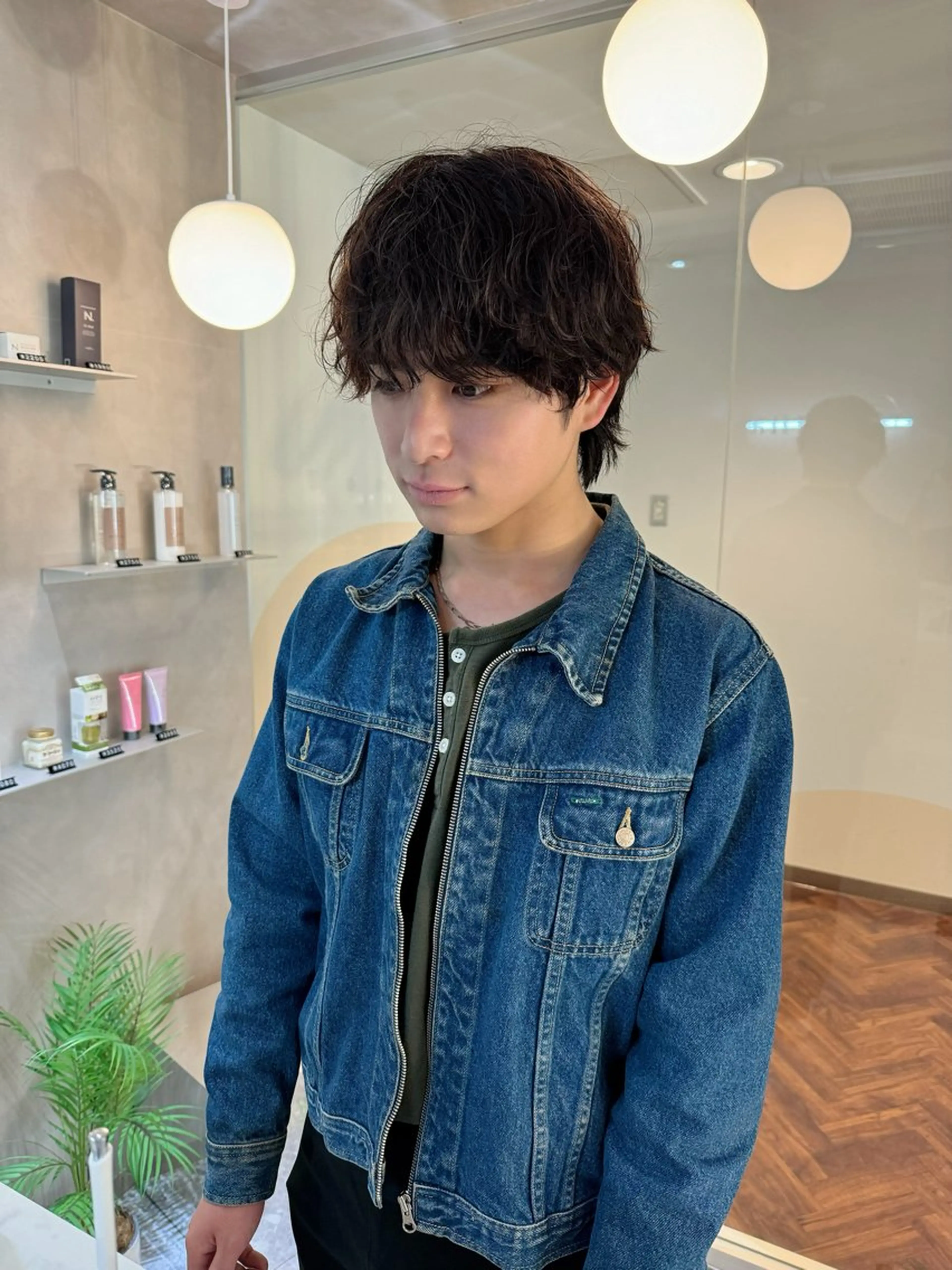 💎メンズカット＋パーマ＋炭酸泉シャンプーの写真