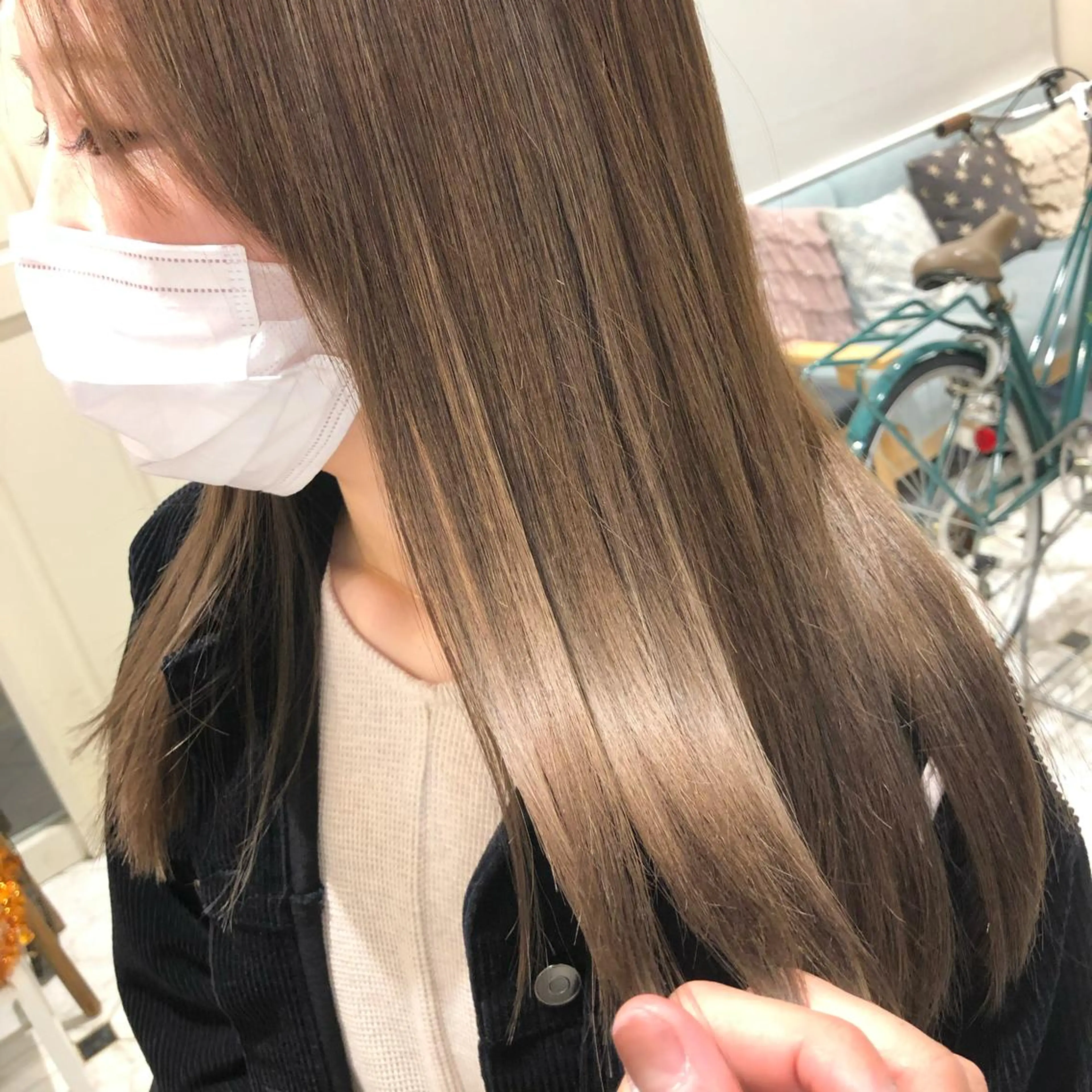 ロング カット 縮毛矯正 トリートメント レイヤー/韓国ヘア 縮毛矯正🫧鈴木颯のヘアスタイル