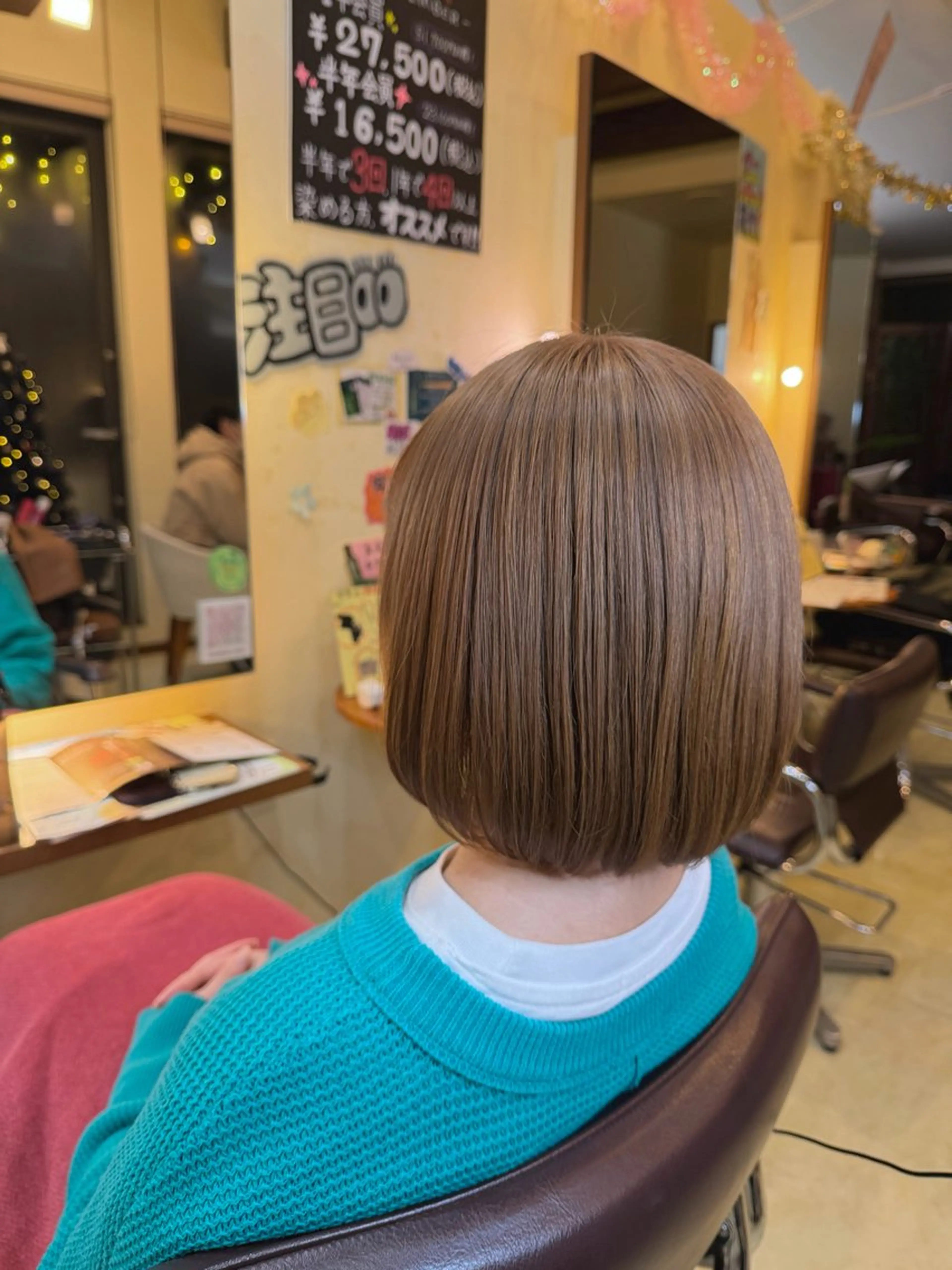 ショート カラー ヘアカラー hair&makeRIHGA所属・鈴木希優 /ハイトーンカラーのヘアスタイル