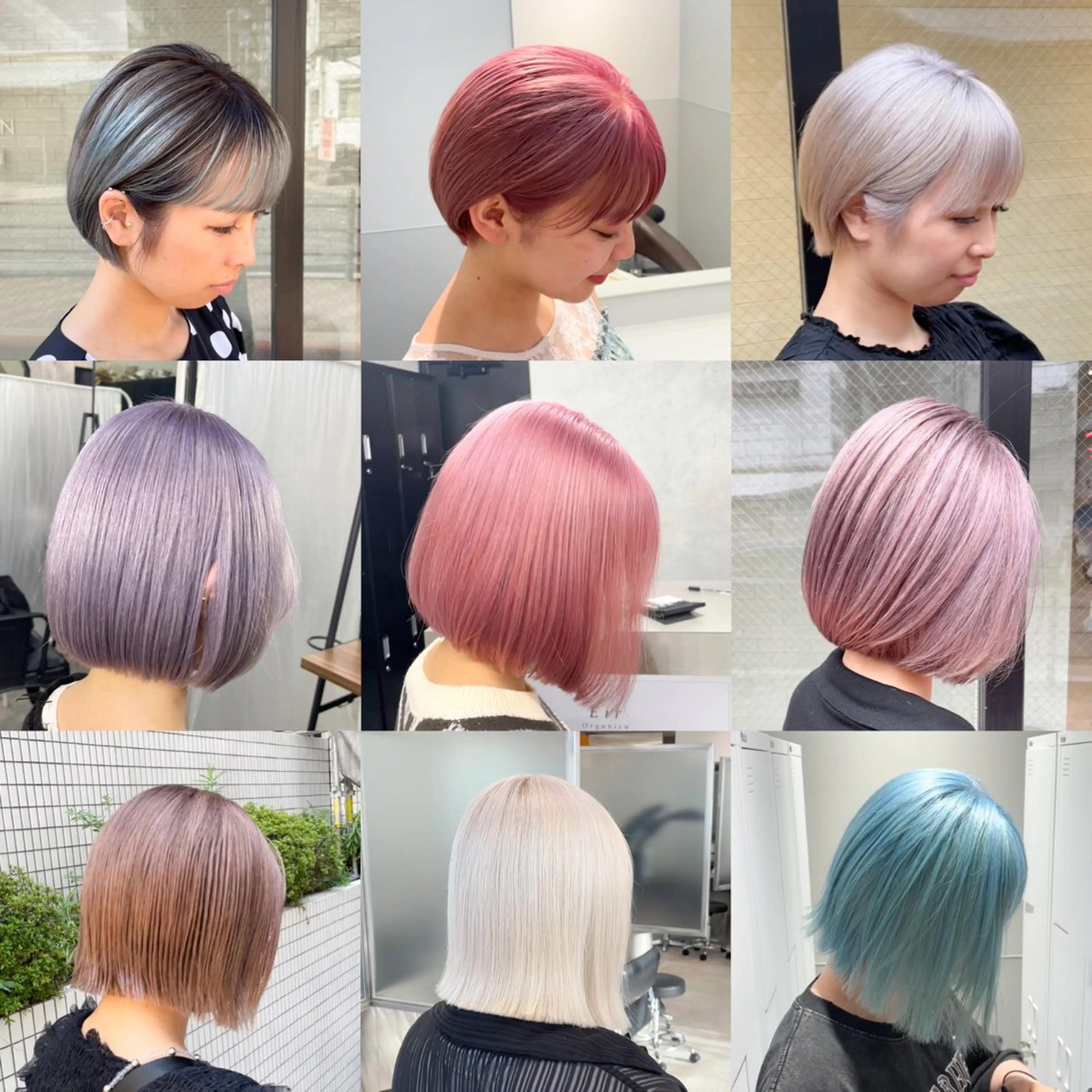 ショート カラー ボブ ショートヘア カット ヘアカラー トリートメント ヘアセット GO TODAY SHAiRE SALON所属・大人スタイル 太田のヘアスタイル