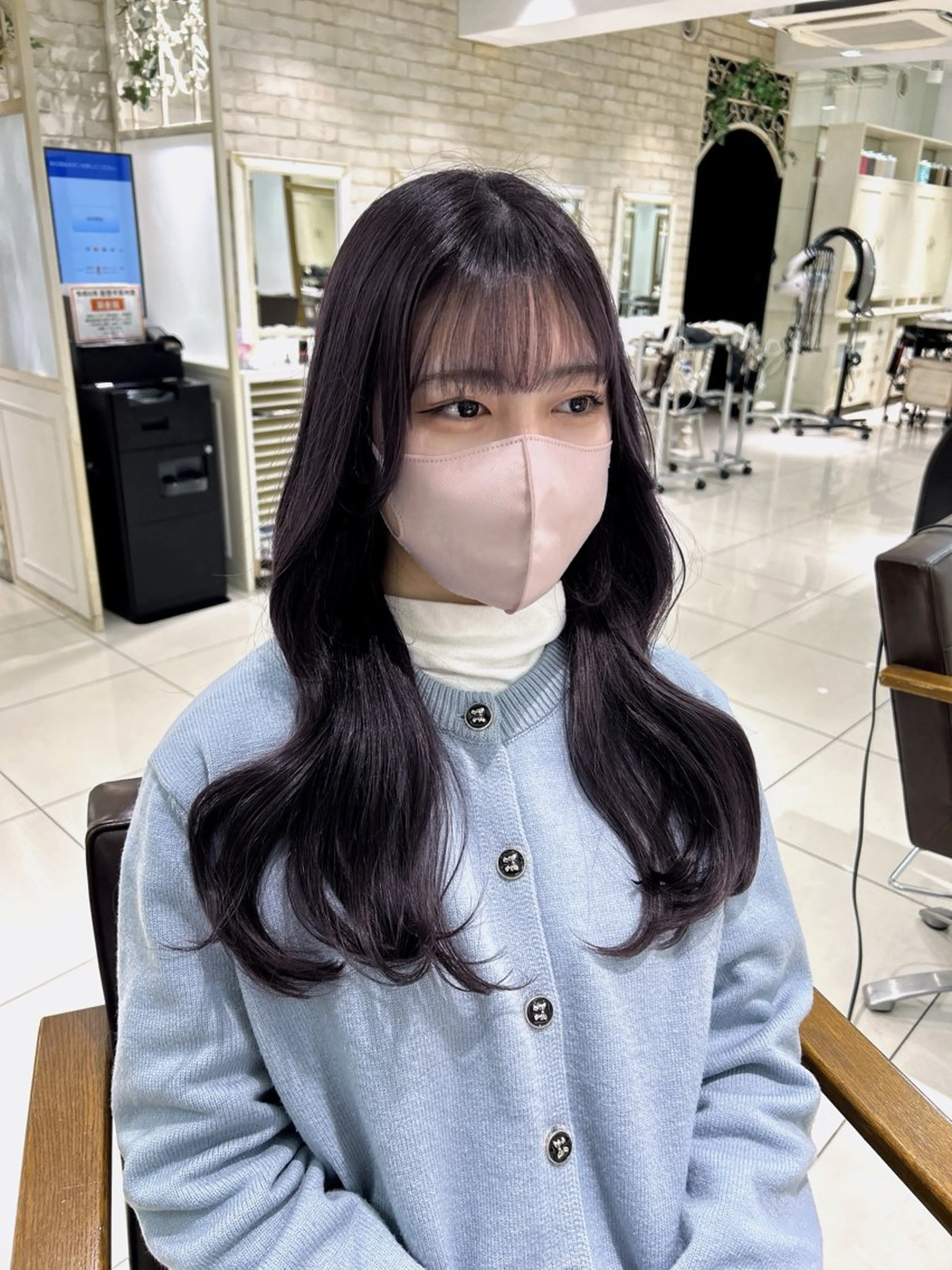 ロング カラー ヘアアレンジ 透明感カラー 髪質改善 ヘアカラー 透明感カラー ai🫧🪞のヘアスタイル