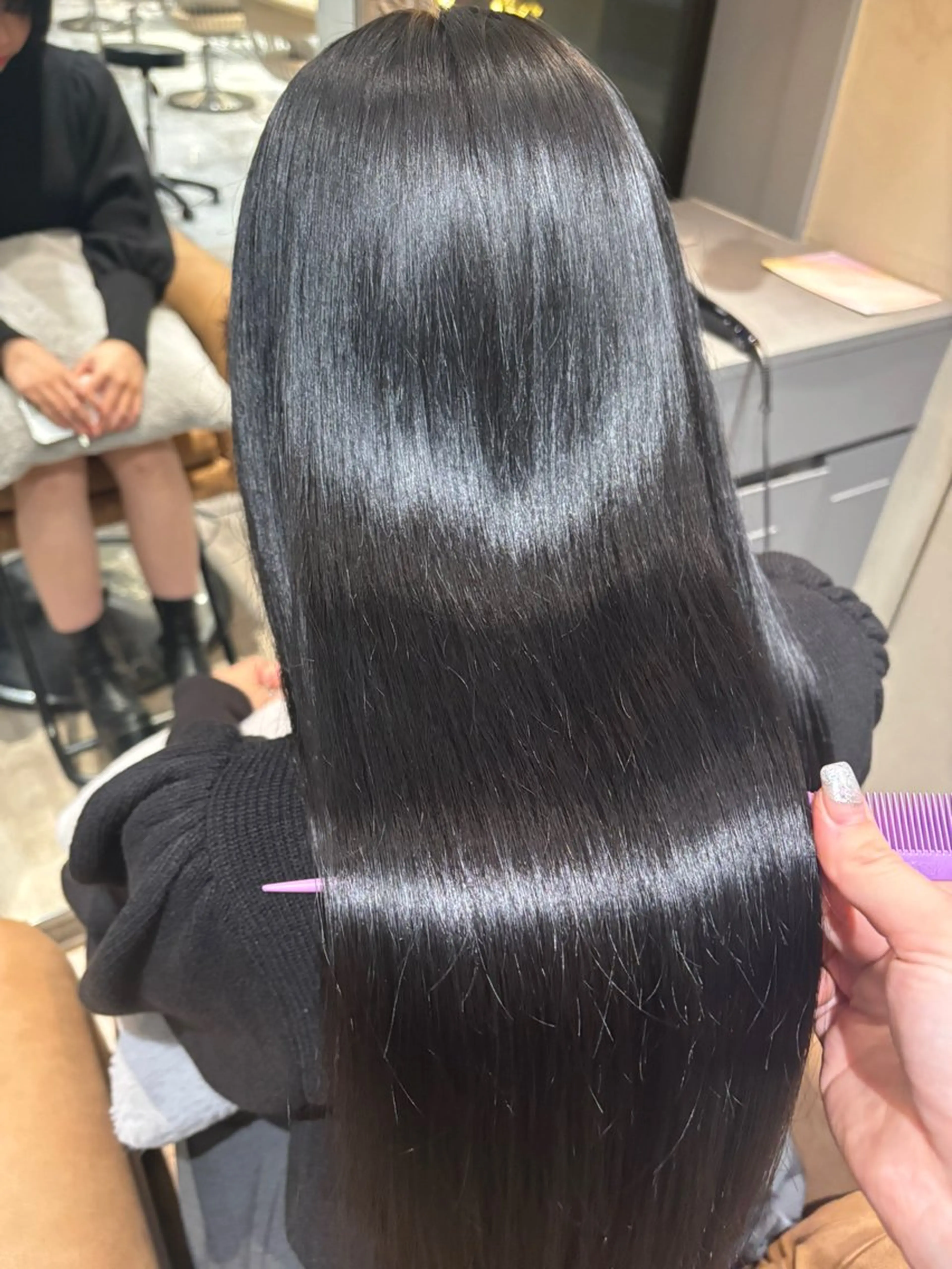 ロング カラー ヘアカラー 透明感カラー/艶髪 髪質改善/ayariのヘアスタイル