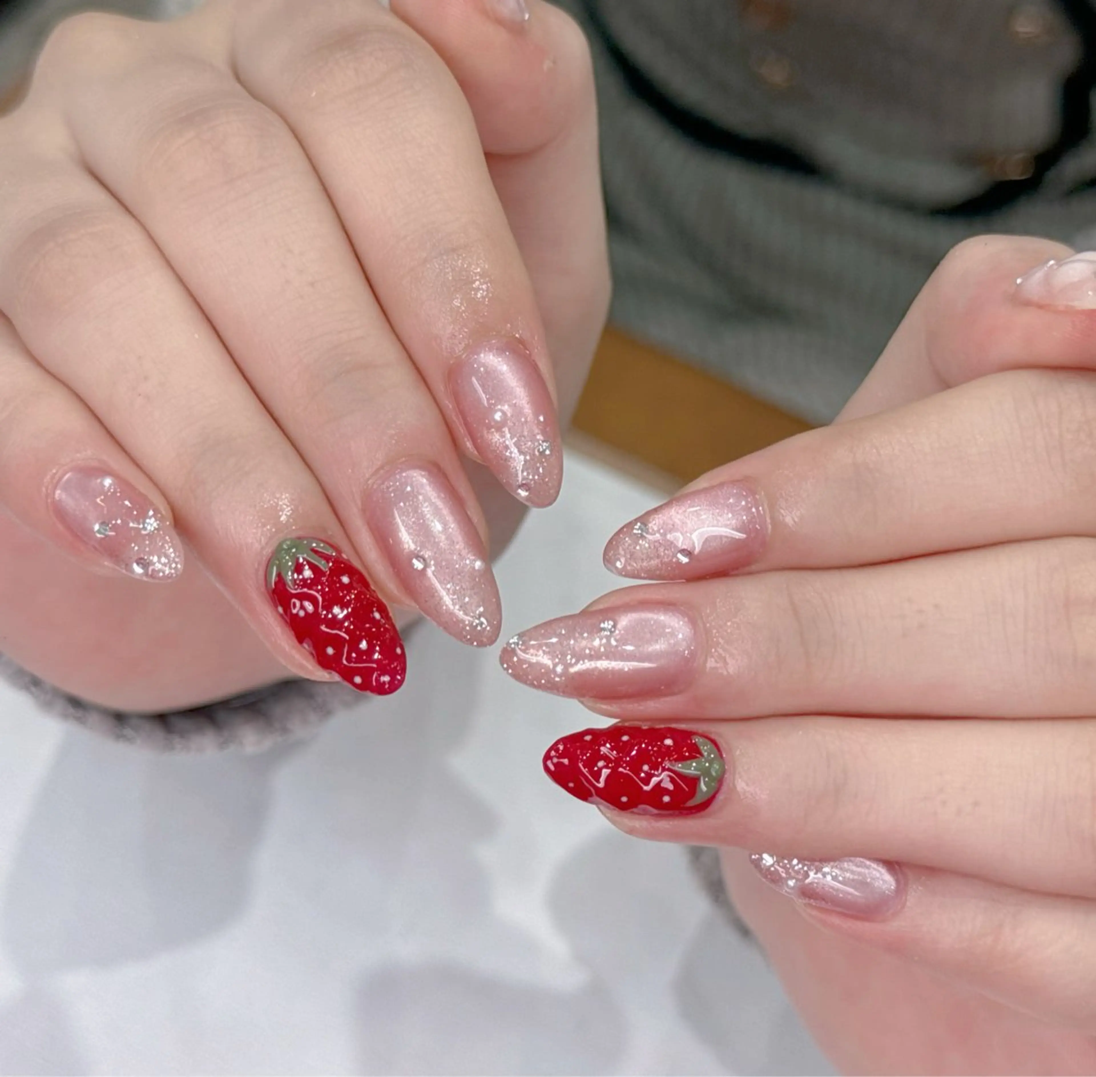 ネイル 桜ネイル フラワーネイル ニュアンスネイル オフィスネイル パステルネイル ハンドネイル MILO 168 池袋のネイルデザイン