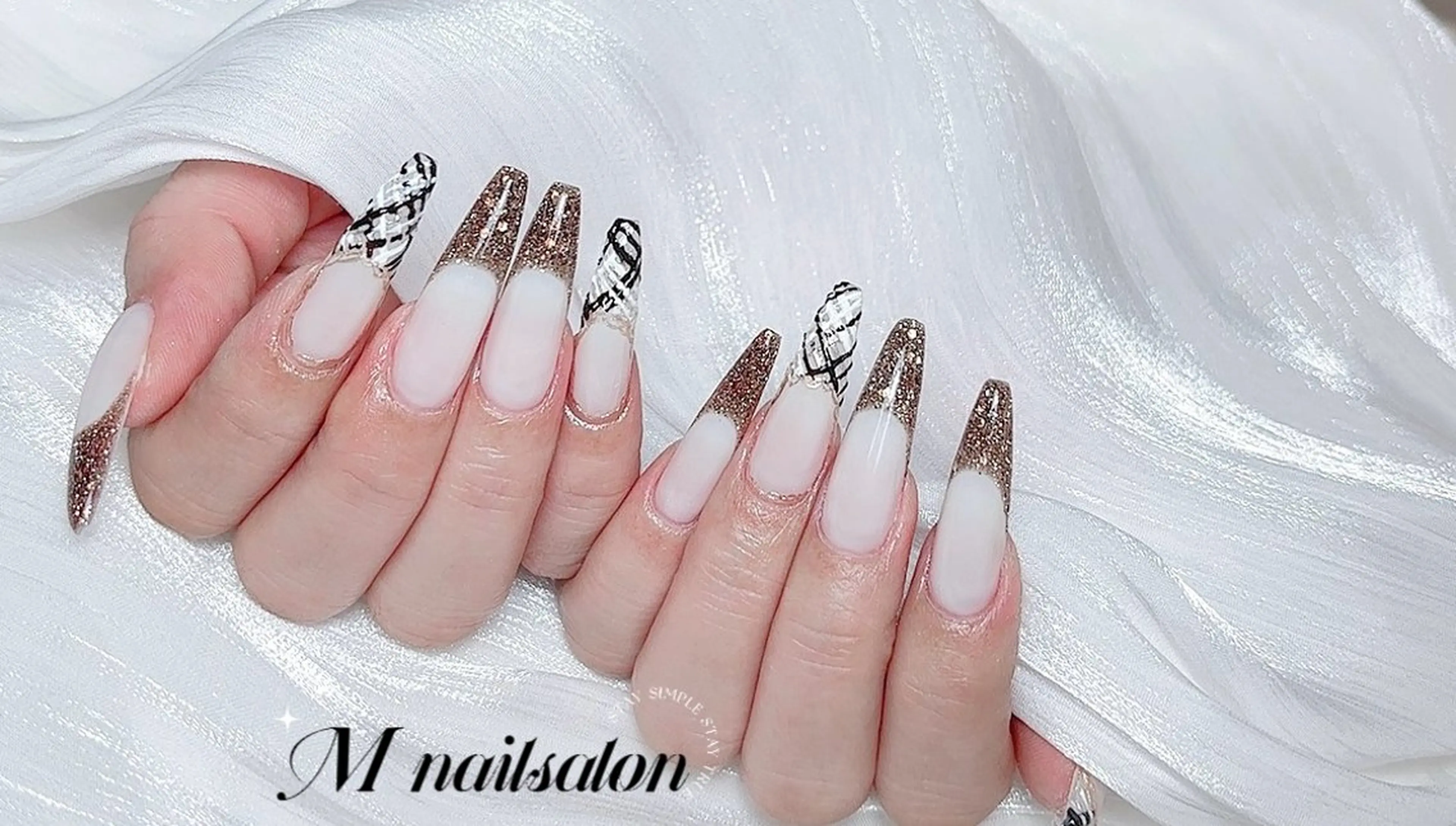 ネイル M🌷nail 長さだし専門店のネイルデザイン