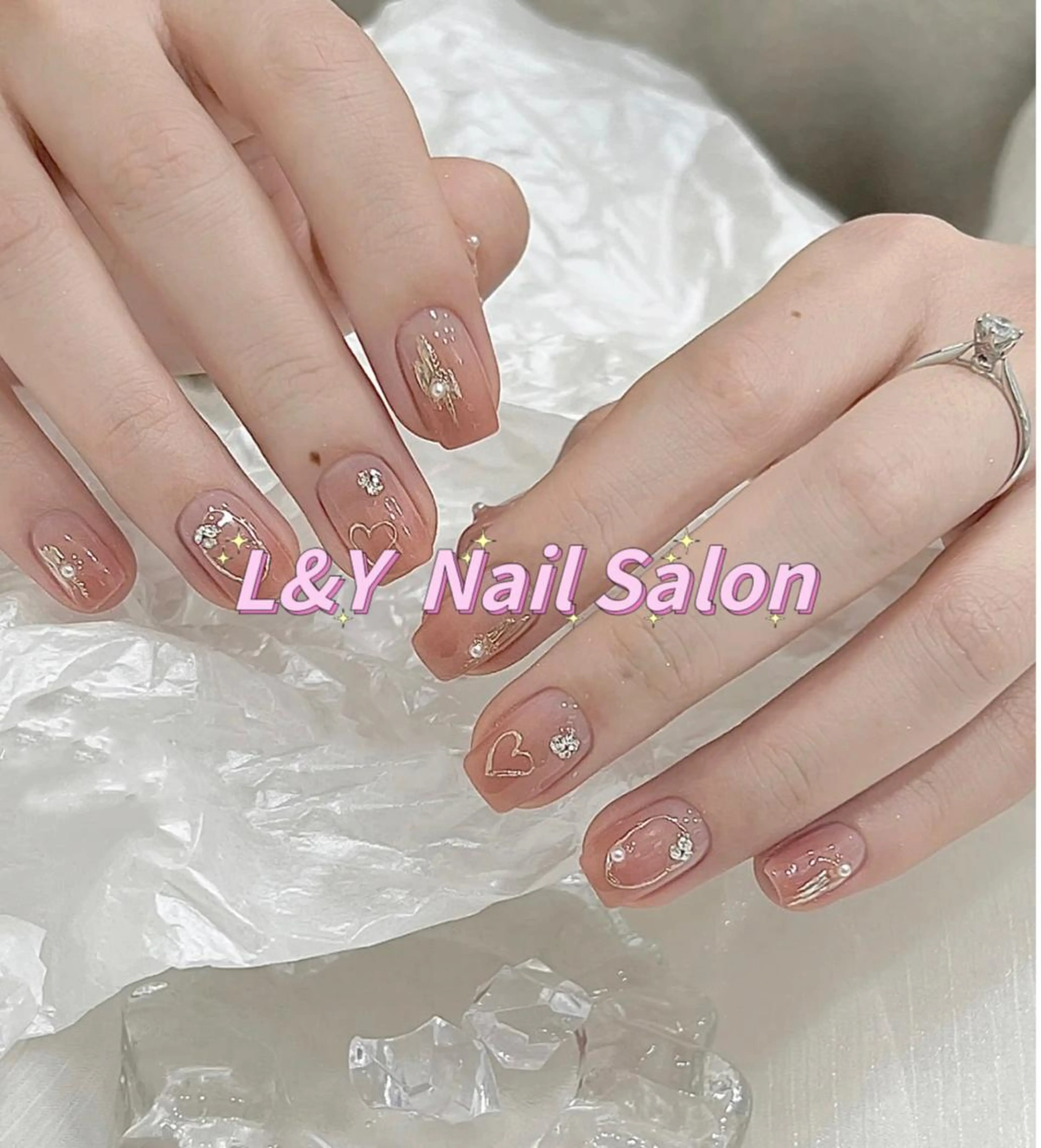 ネイル ハンドネイル ハンドケア L&Y Nail🎀 思雪のネイルデザイン