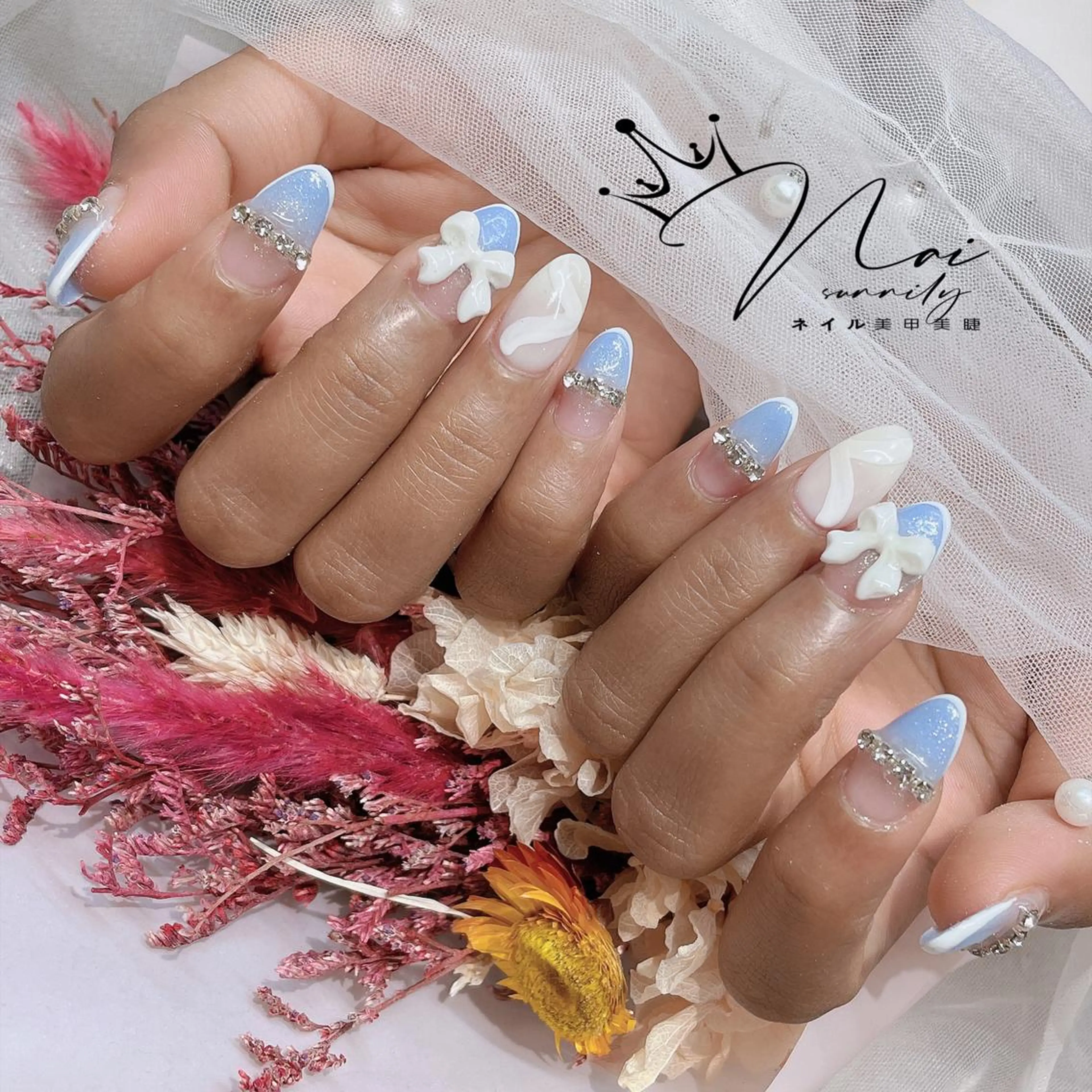 ネイル 長さだし専門店 M2　rikaのネイルデザイン